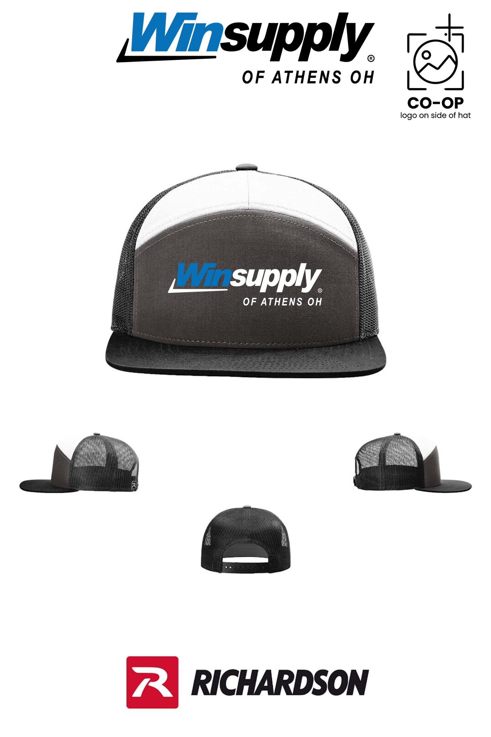 Richardson 168 Seven-Panel Trucker - Winsupply of Athens OH