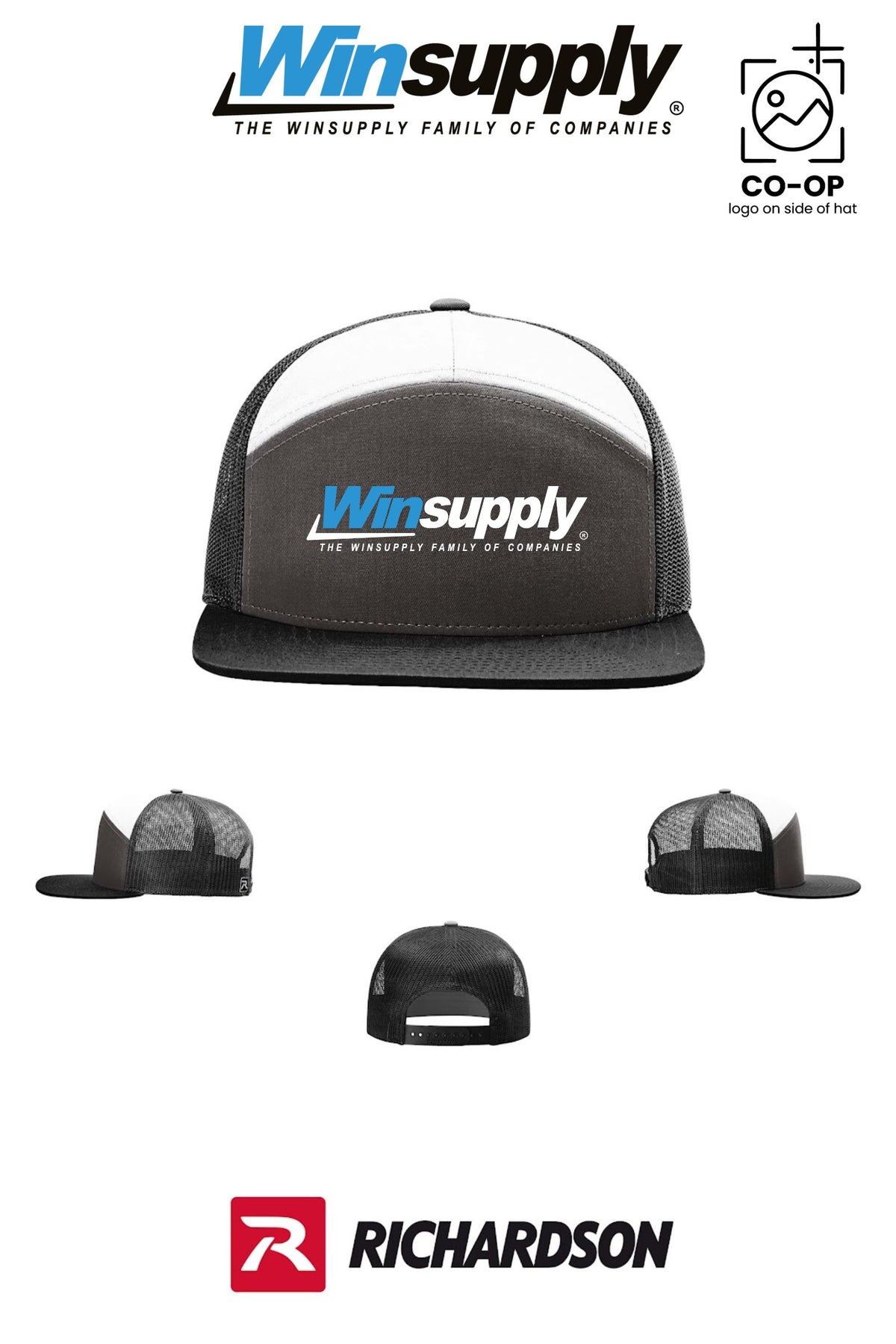Richardson 168 Seven-Panel Trucker - Winsupply of Coraopolis