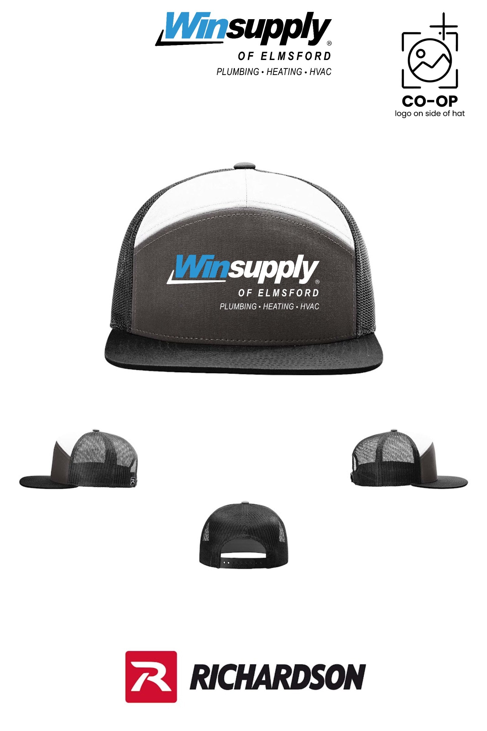 Richardson 168 Seven-Panel Trucker - Winsupply of Elmsford