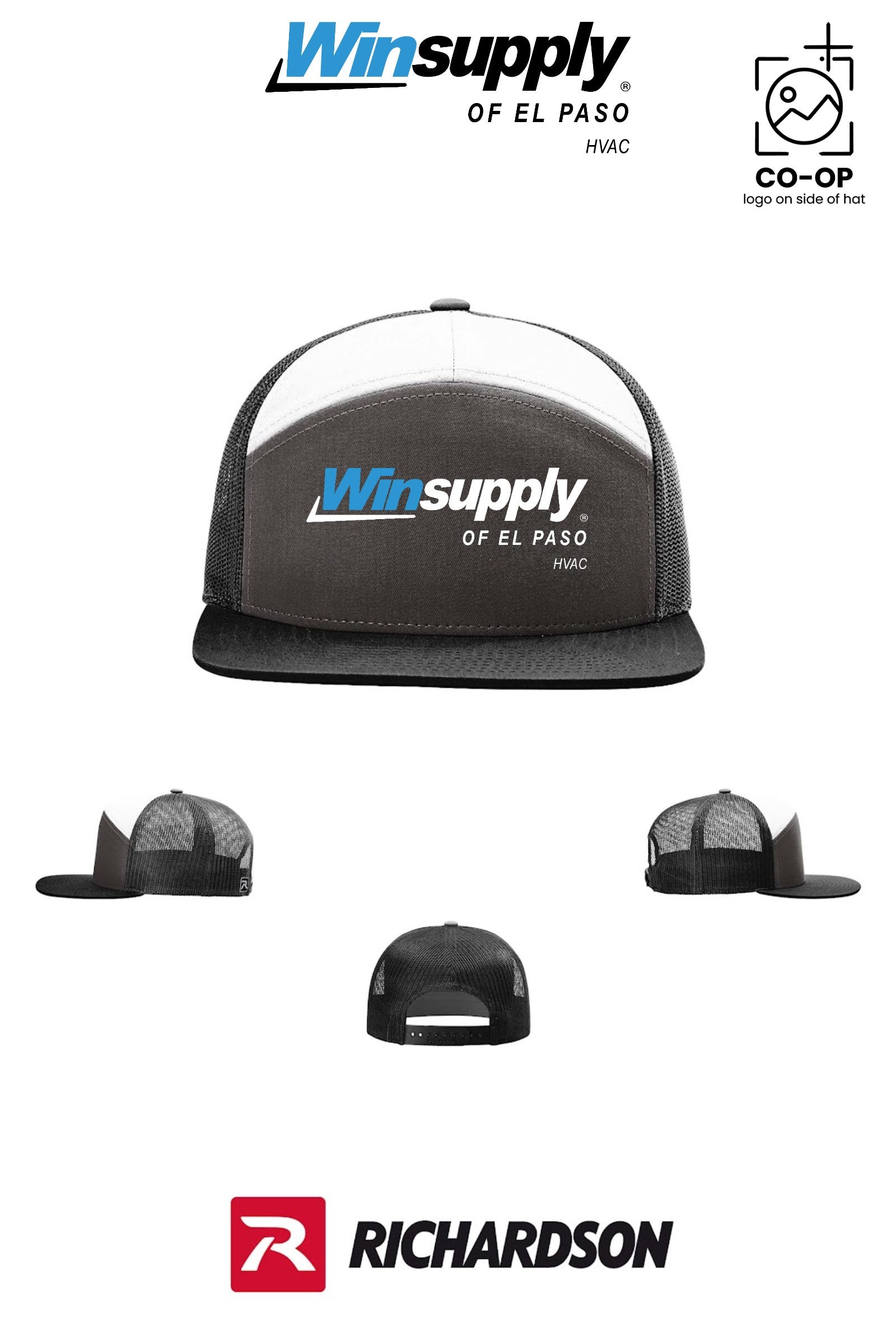 Richardson 168 Seven-Panel Trucker - Winsupply of El Paso
