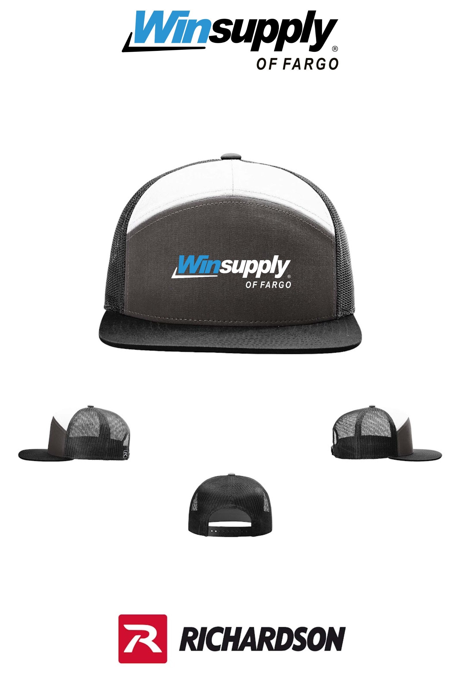 Richardson 168 Seven-Panel Trucker - Winsupply of Fargo
