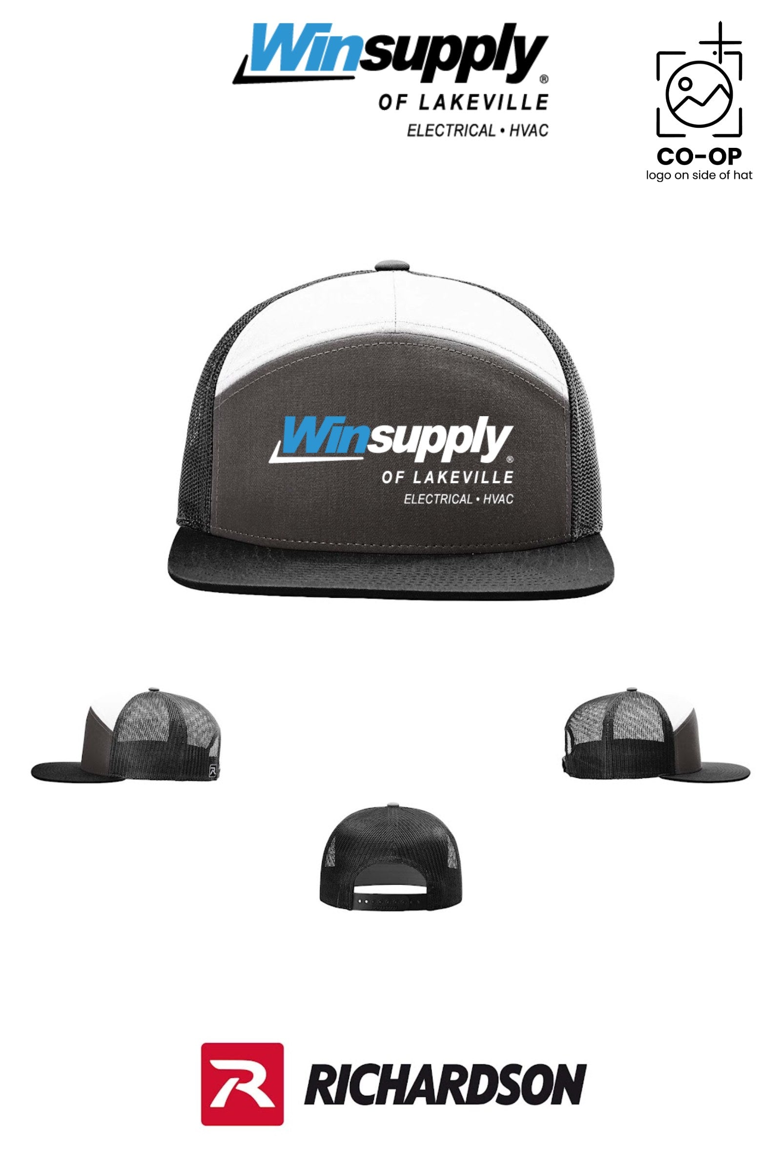 Richardson 168 Seven-Panel Trucker - Winsupply of Lakeville