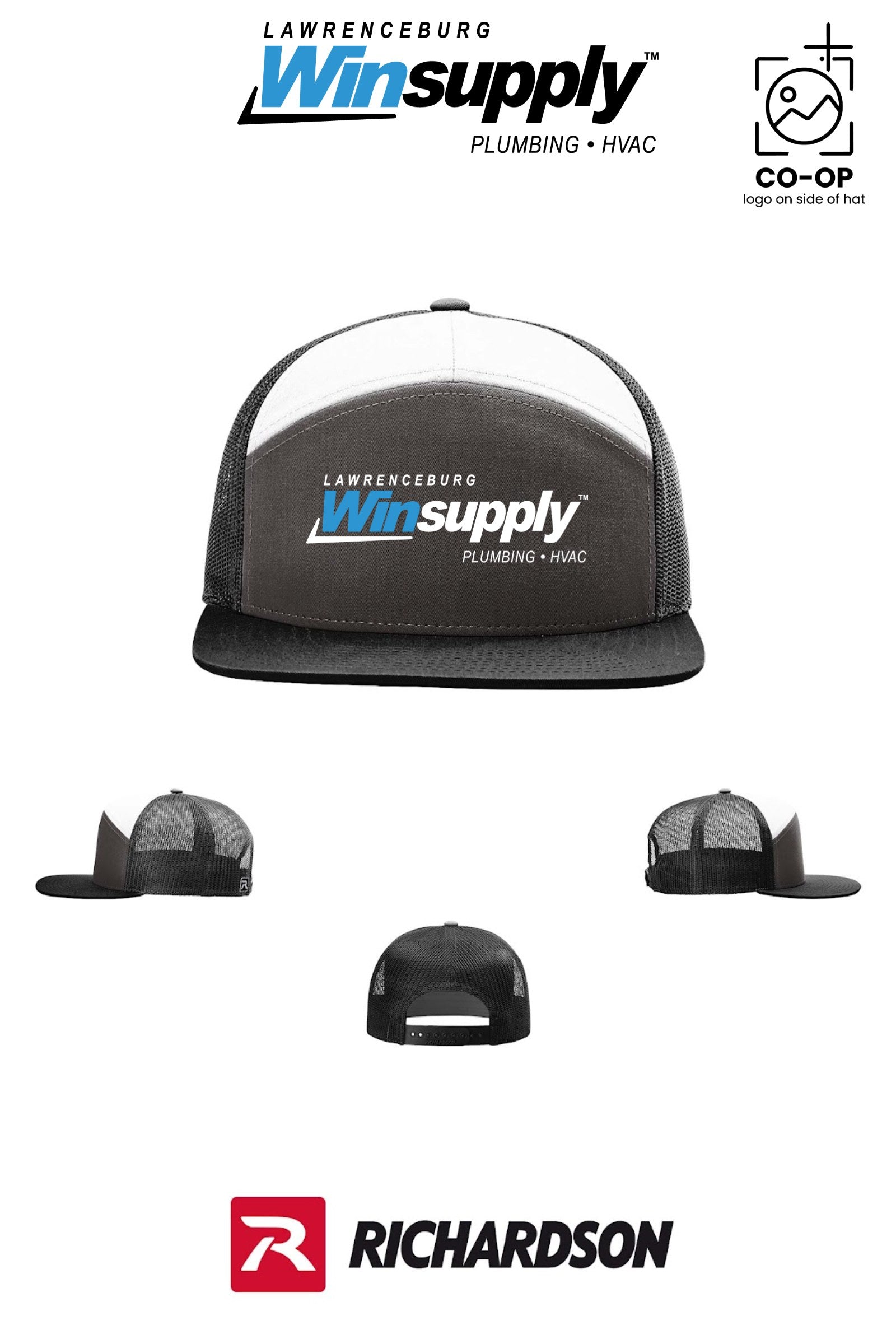 Richardson 168 Seven-Panel Trucker - Lawrenceburg Winsupply