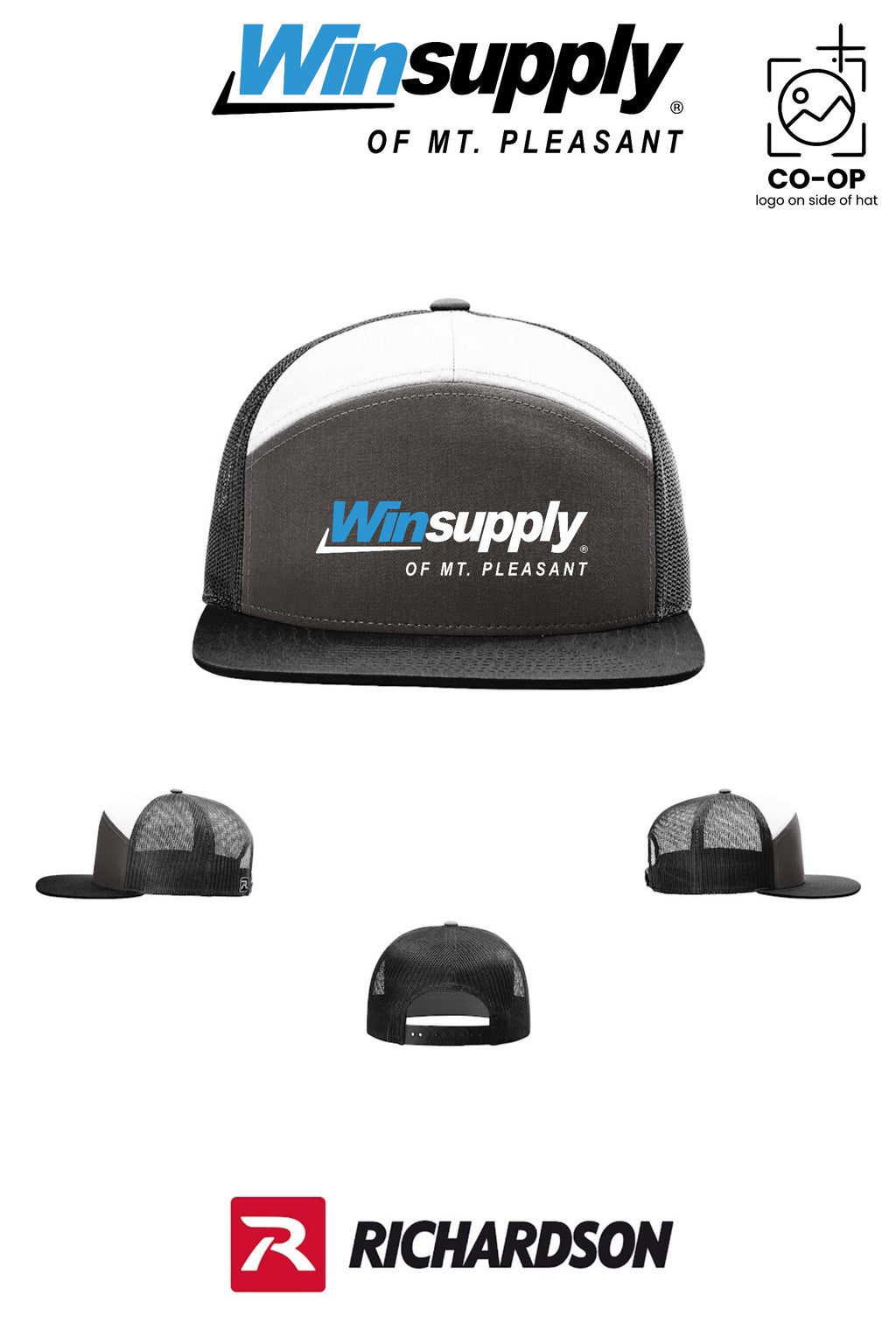 Richardson 168 Seven-Panel Trucker - Winsupply of Mt. Pleasant