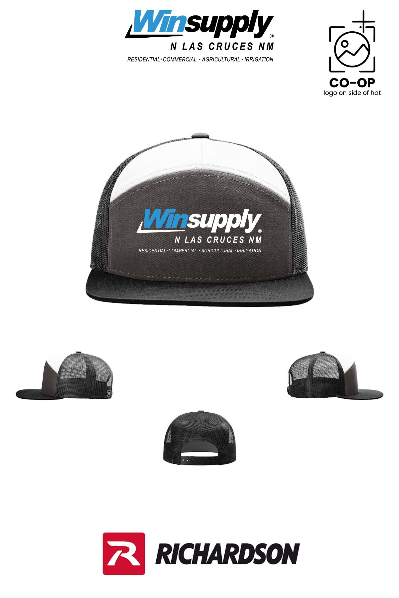 Richardson 168 Seven-Panel Trucker - Winsupply N Las Cruces NM