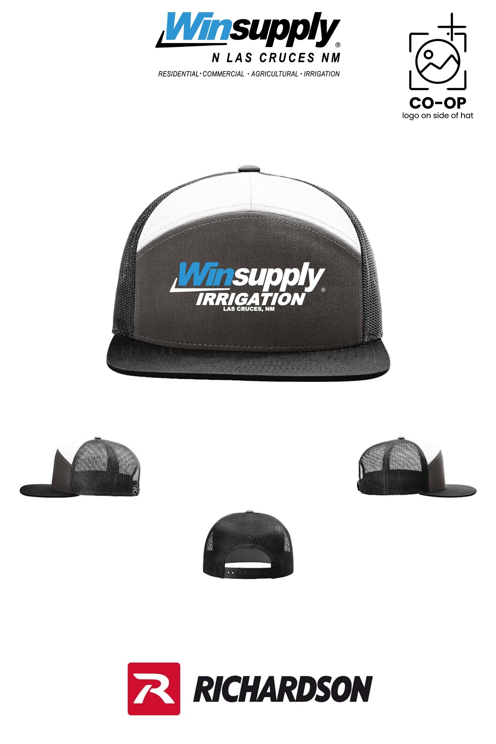 Richardson 168 Seven-Panel Trucker - Winsupply N Las Cruces NM