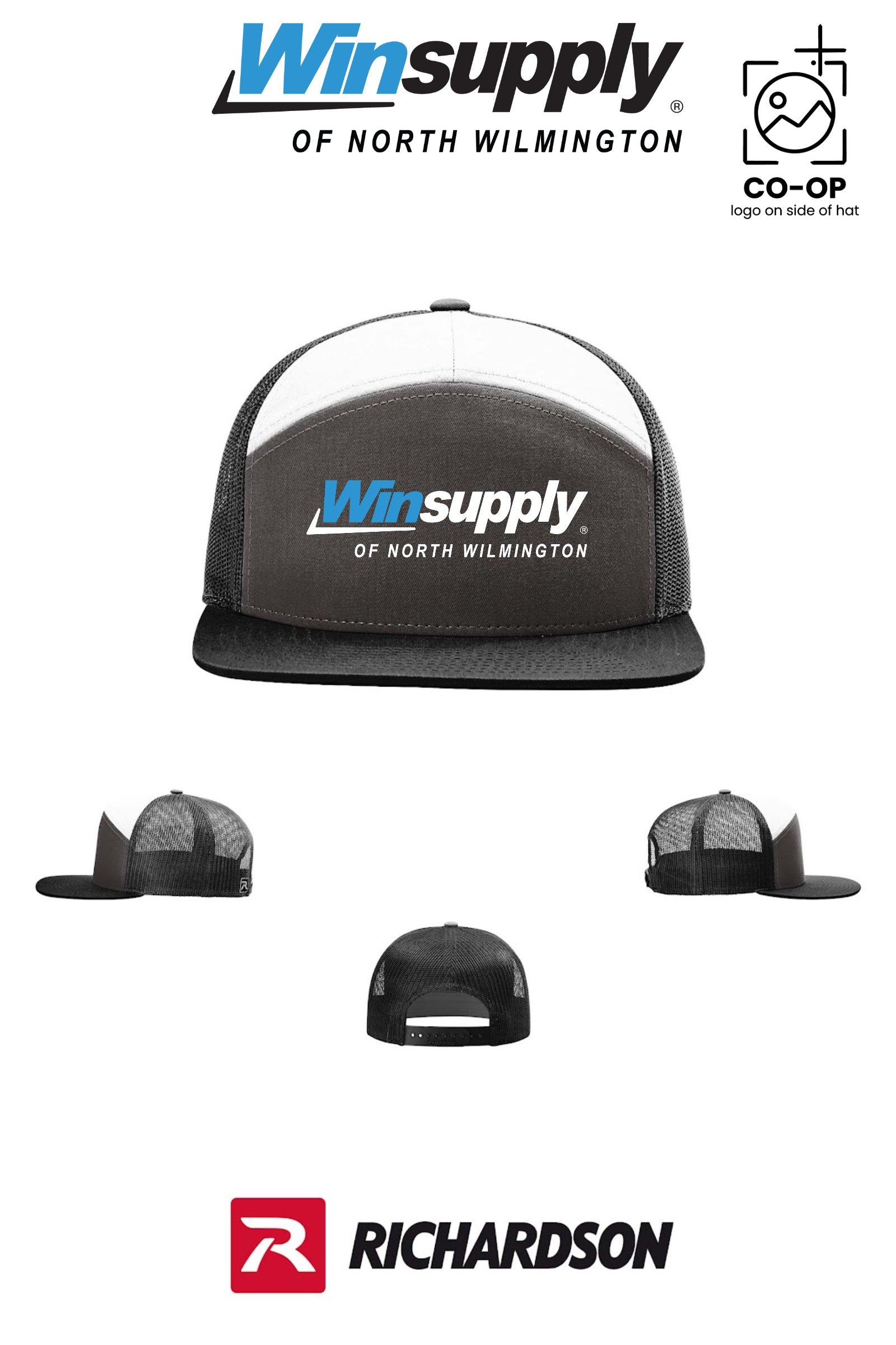 Richardson 168 Seven-Panel Trucker - Winsupply N Wilmington NC