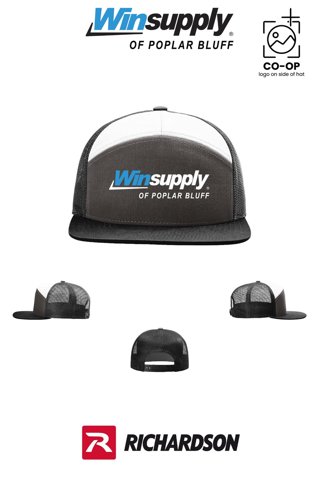 Richardson 168 Seven-Panel Trucker - Winsupply of Poplar Bluff