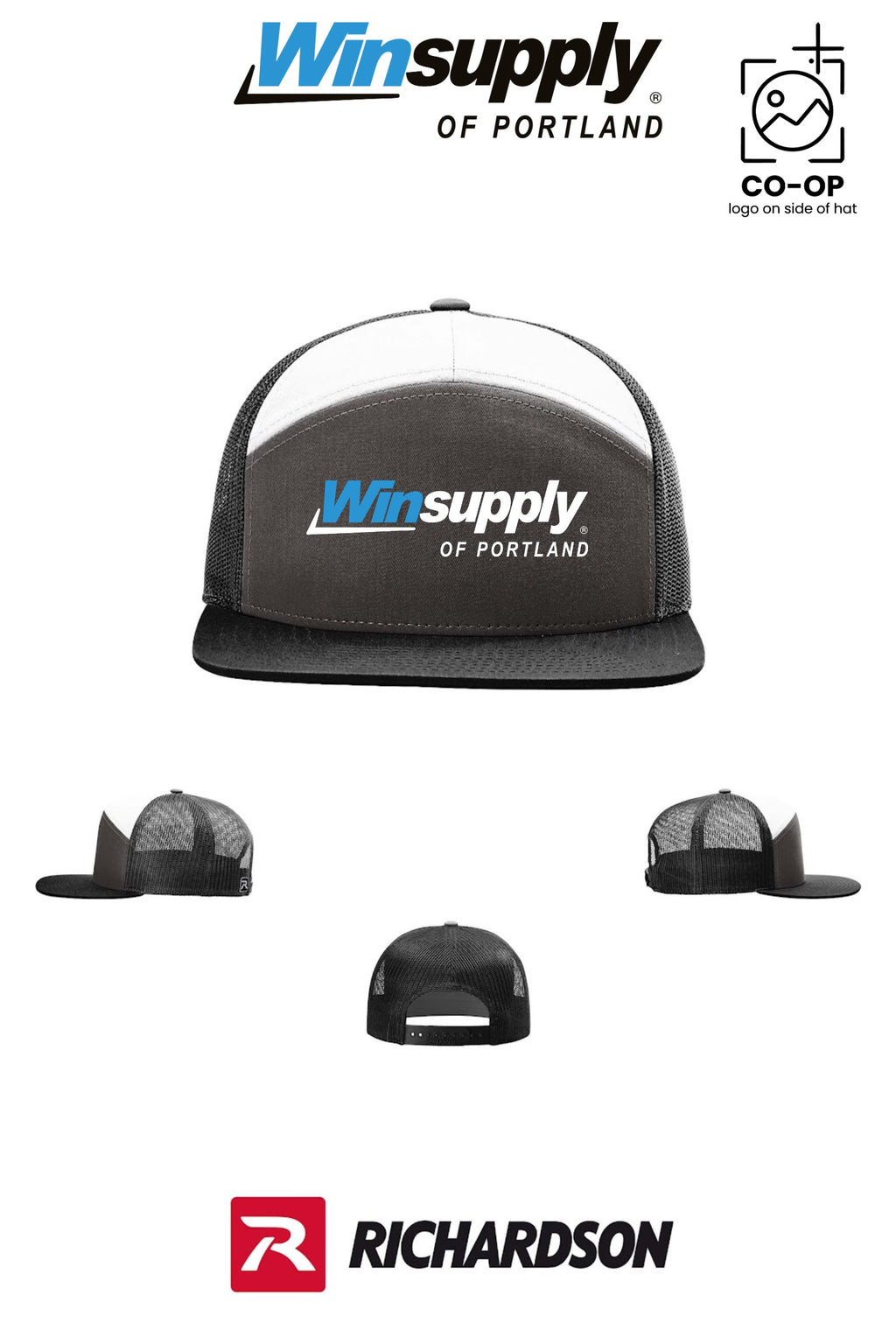 Richardson 168 Seven-Panel Trucker - Winsupply of Portland