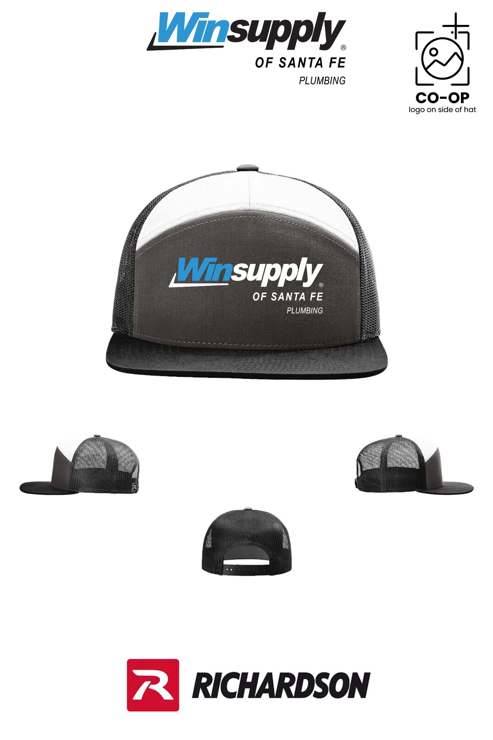 Richardson 168 Seven-Panel Trucker - Winsupply of Santa Fe