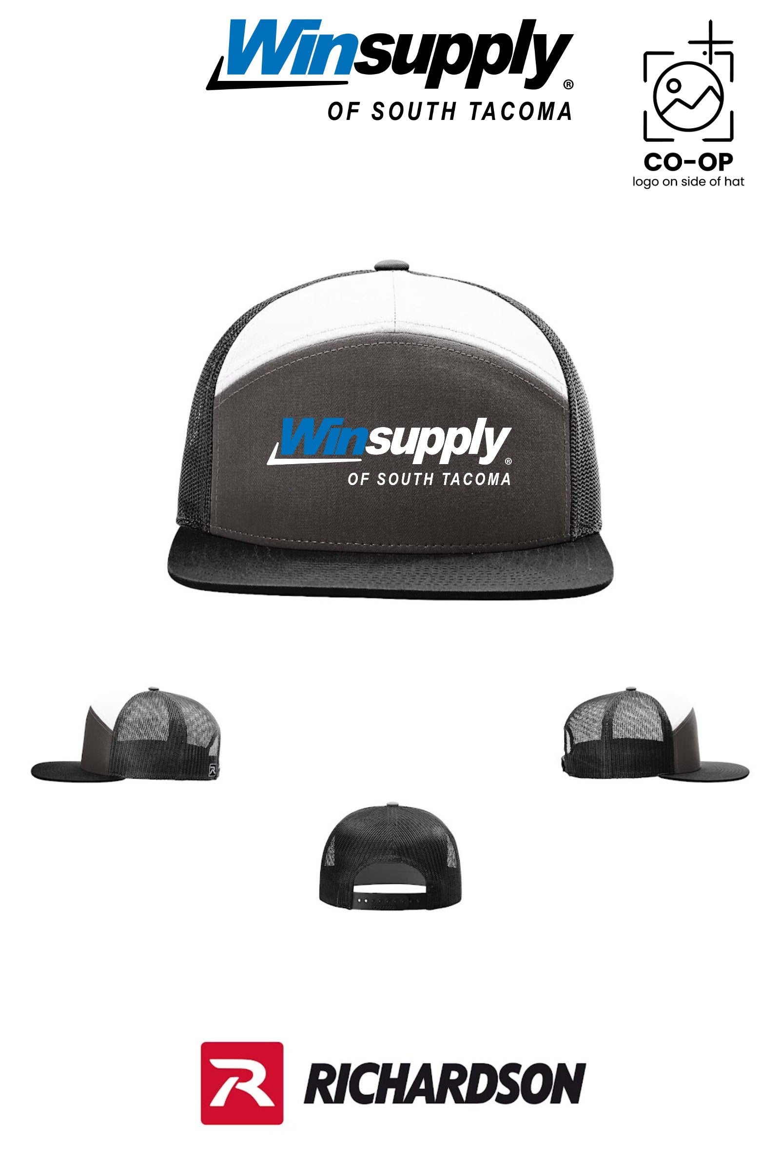 Richardson 168 Seven-Panel Trucker - Winsupply of South Tacoma