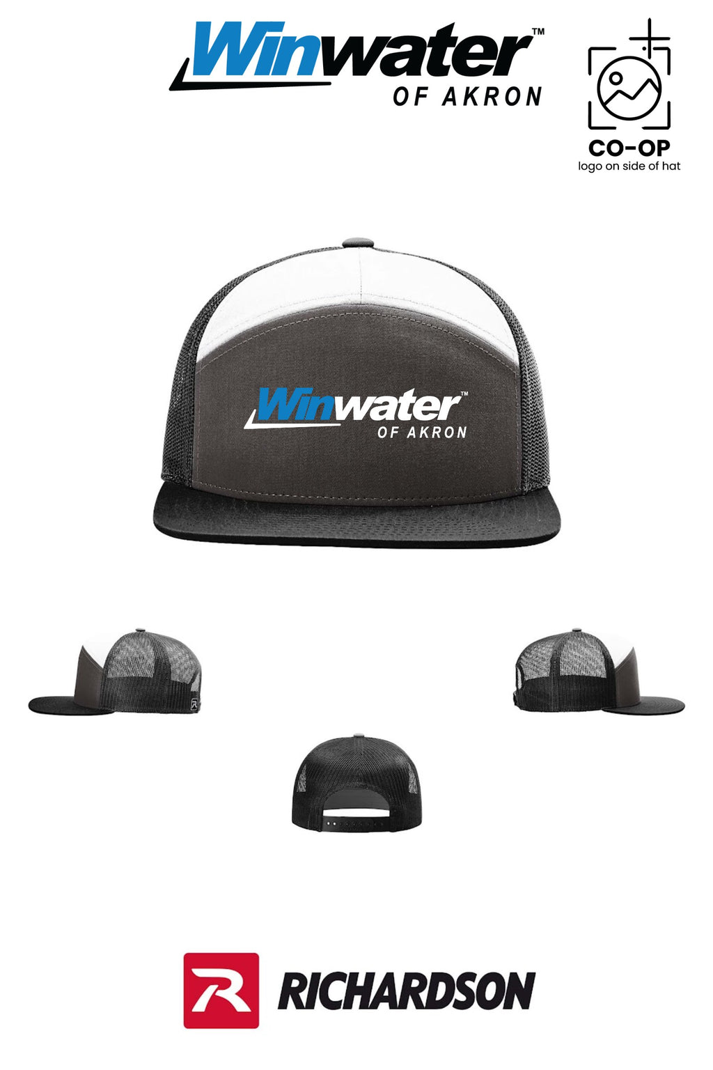 Richardson 168 Seven-Panel Trucker - Winwater of Akron