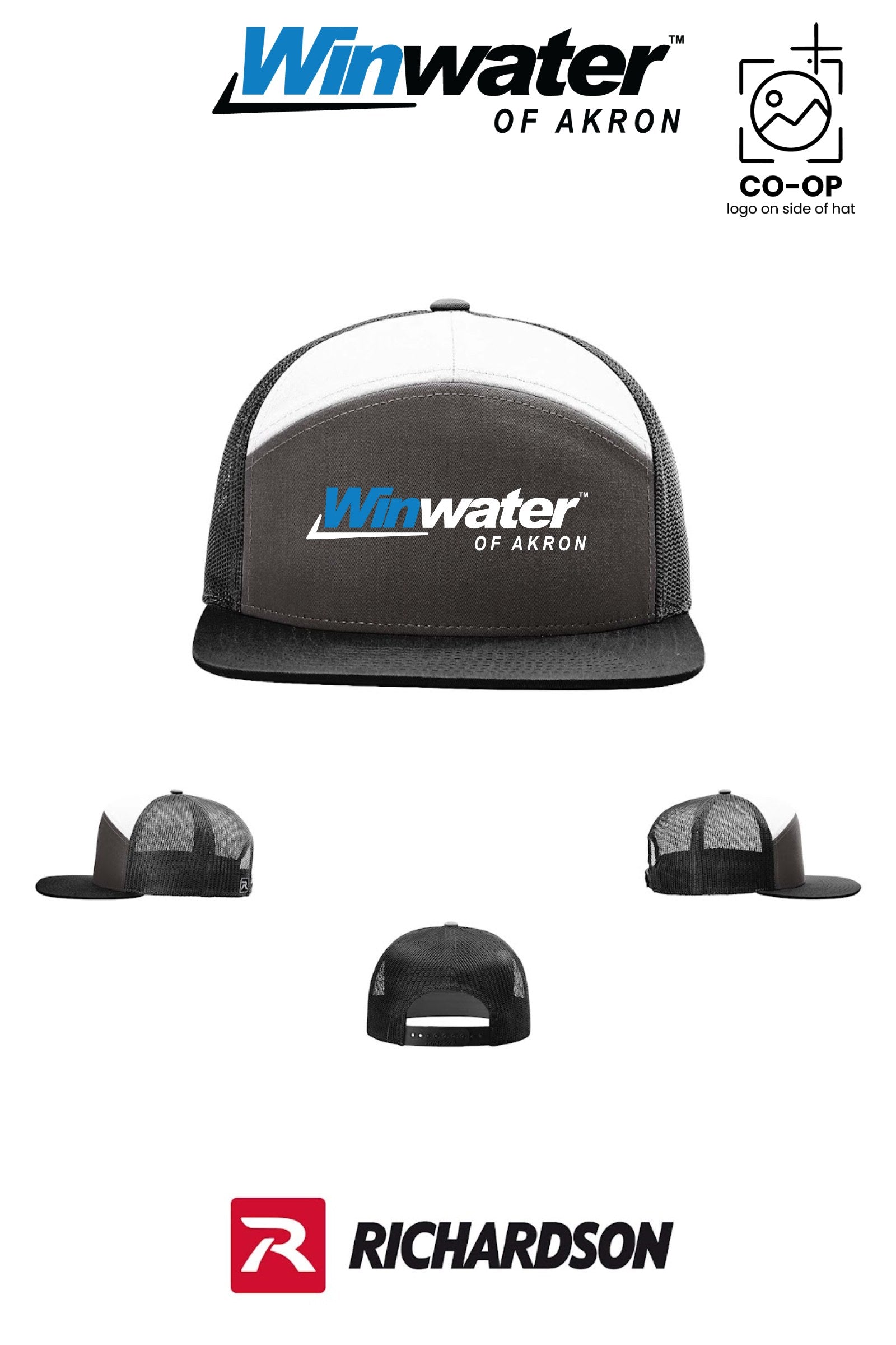 Richardson 168 Seven-Panel Trucker - Winwater of Akron