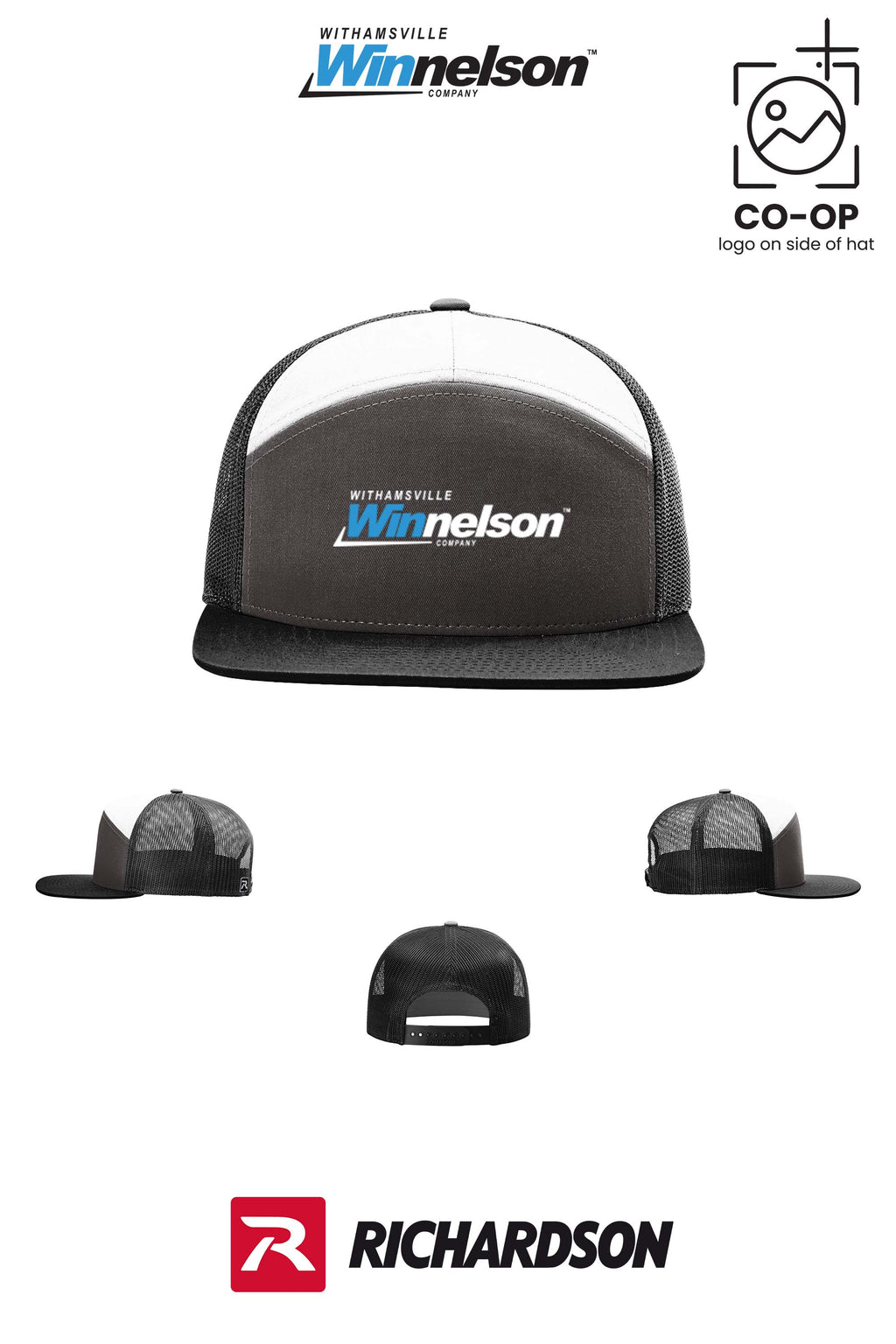 Richardson 168 Seven-Panel Trucker- Withamsville Winnelson