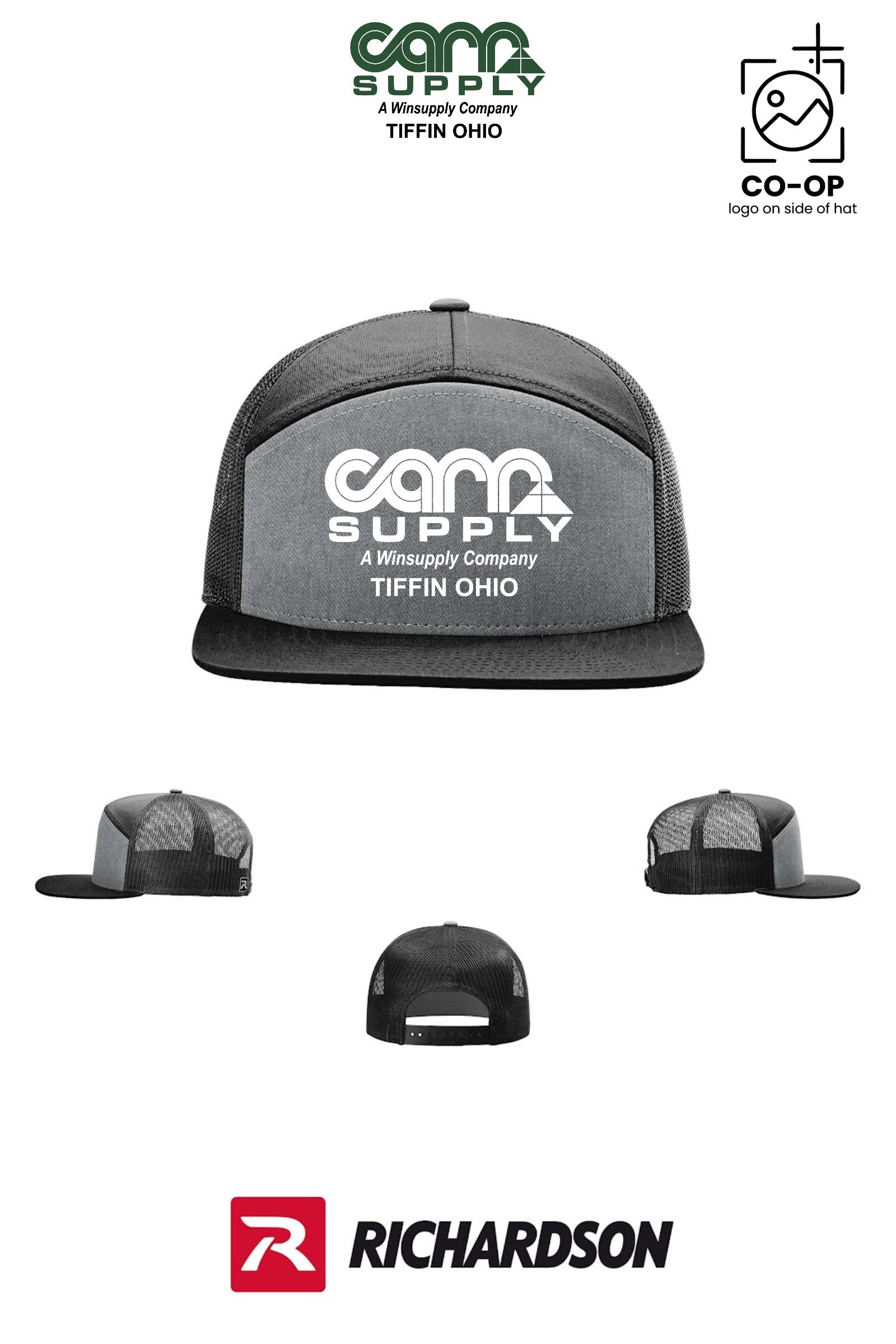 Richardson 168 Seven-Panel Trucker - Carr Supply - Tiffin