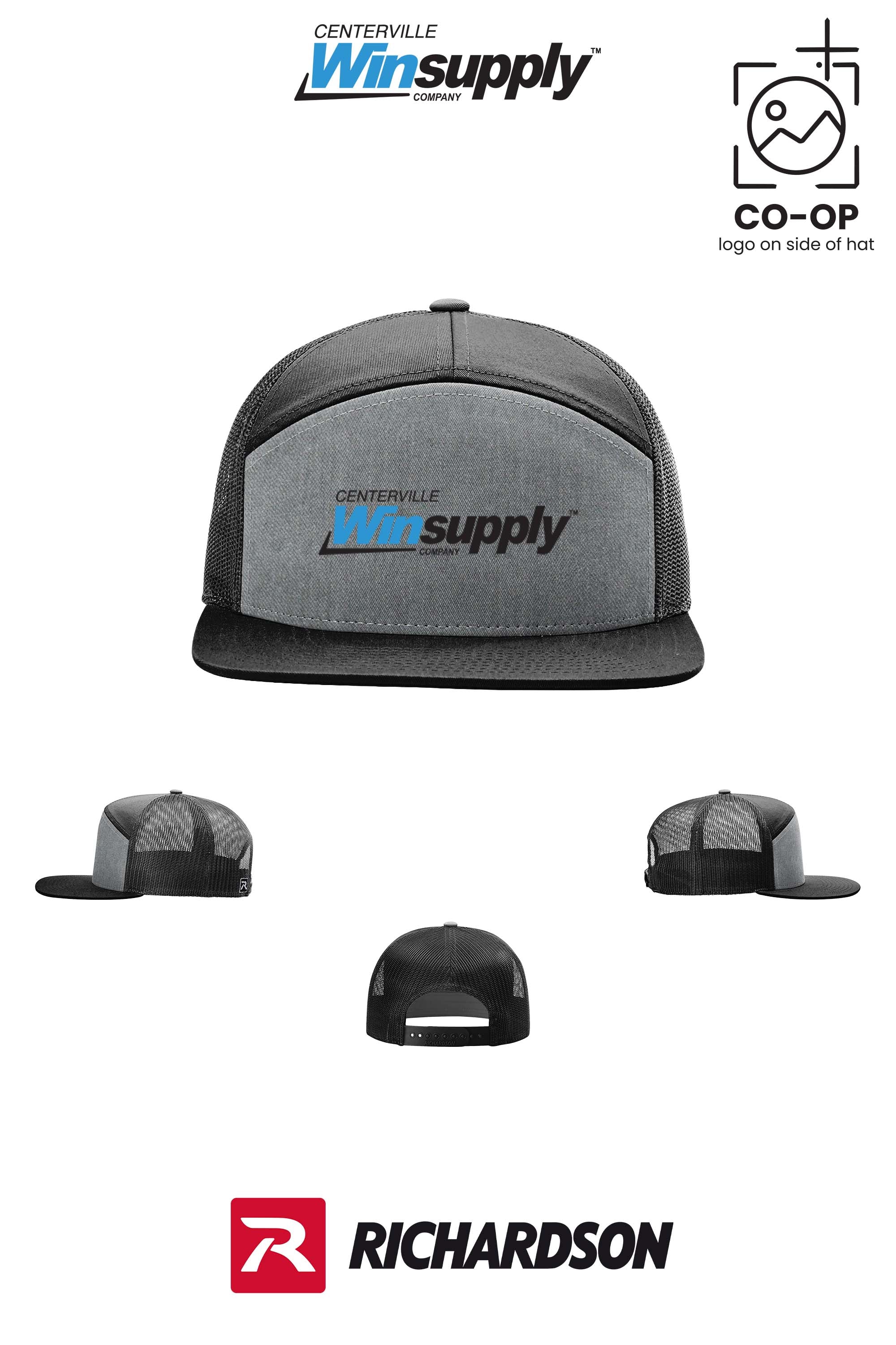 Richardson 168 Seven-Panel Trucker- Winsupply Centerville OH