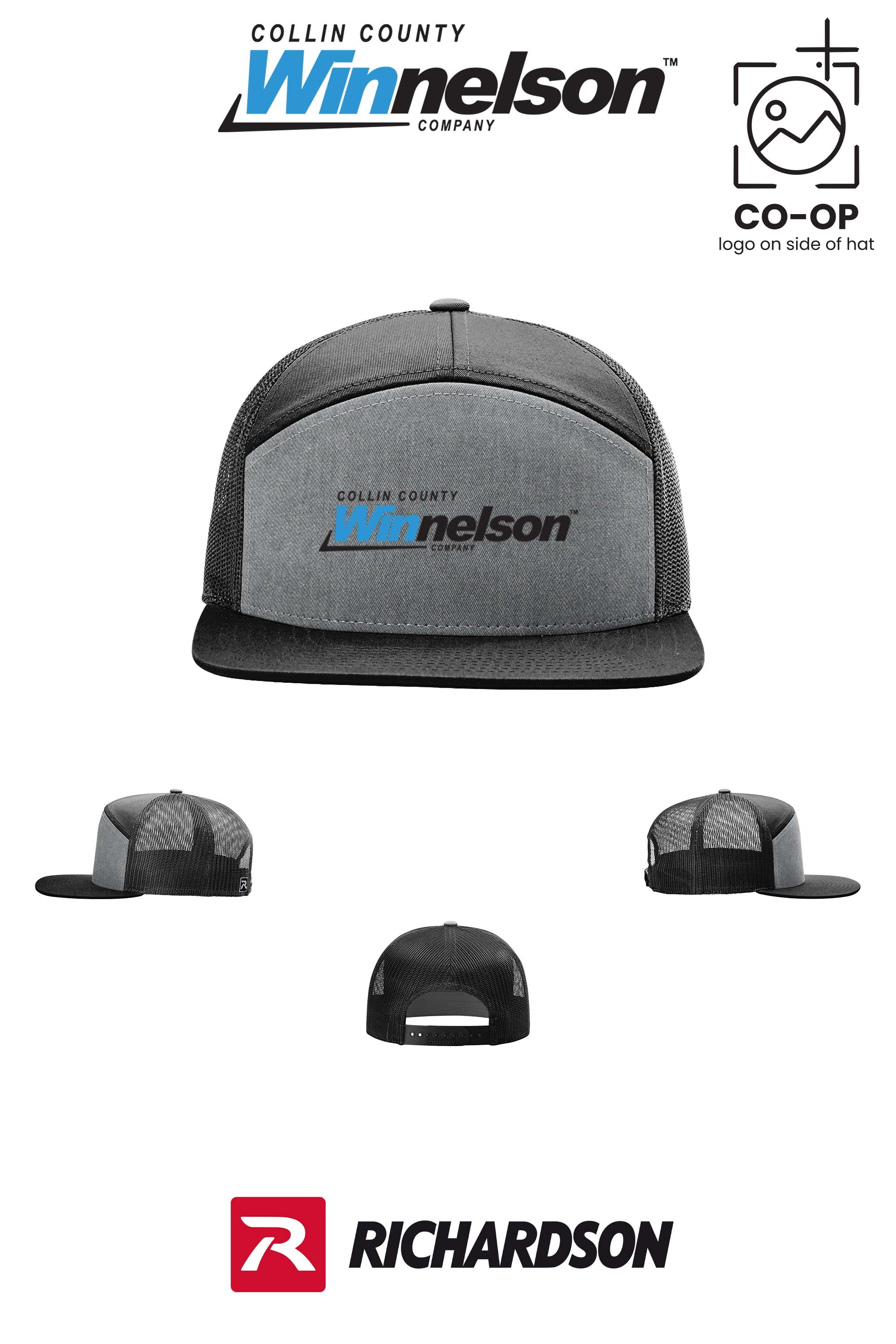 Richardson 168 Seven-Panel Trucker- Collin County Winnelson