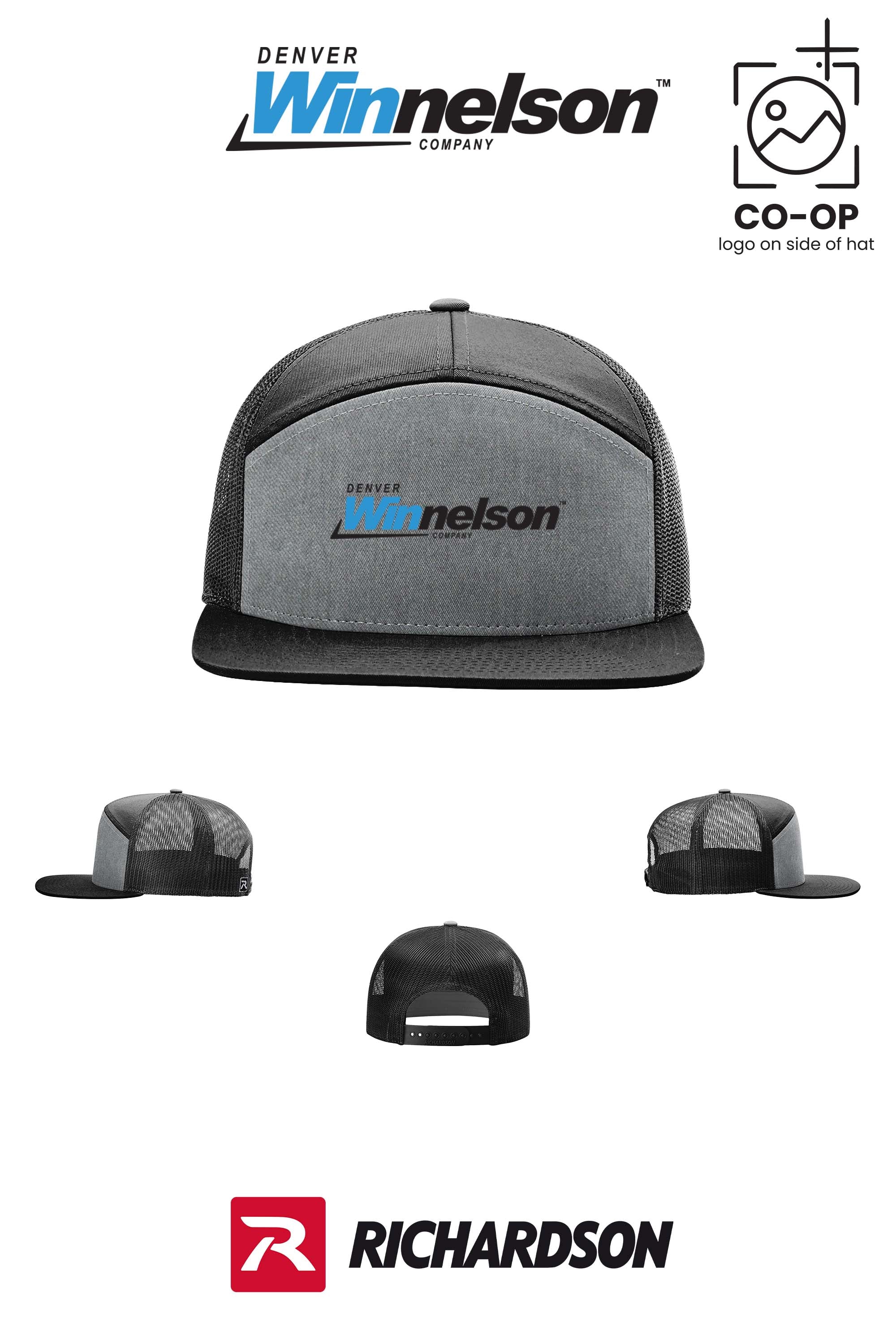 Richardson 168 Seven-Panel Trucker- Denver Winnelson