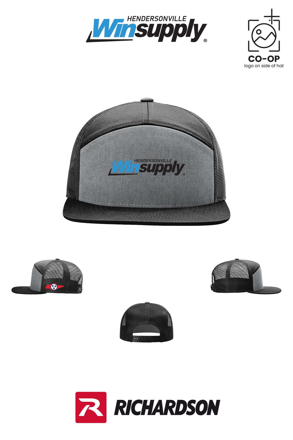 Richardson 168 Seven-Panel Trucker- Winsupply of Hendersonville