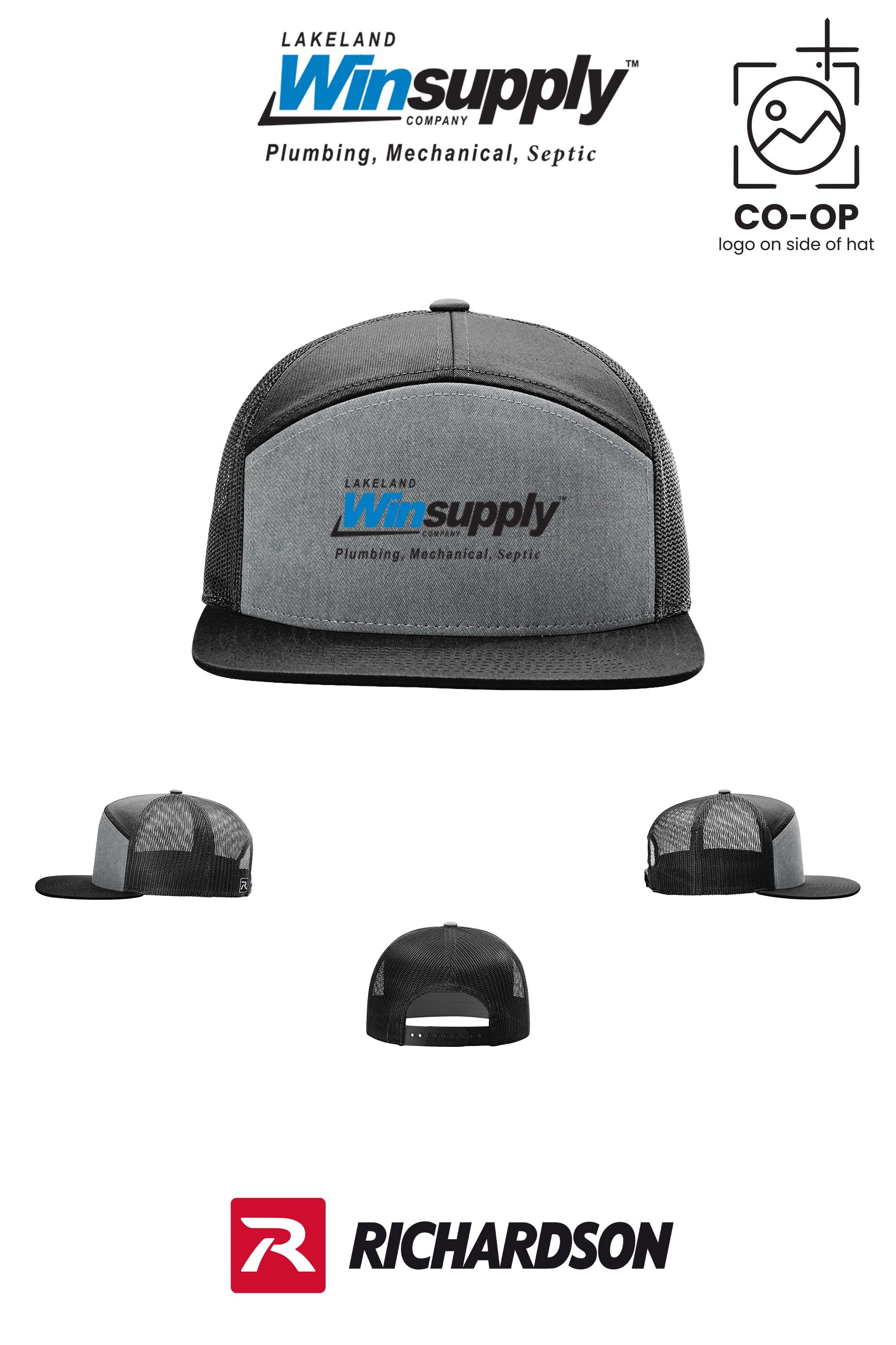 Richardson 168 Seven-Panel Trucker- Lakeland Winsupply