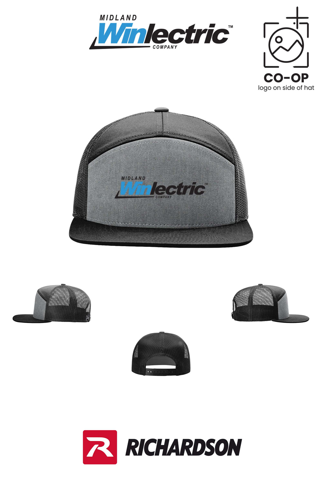 Richardson 168 Seven-Panel Trucker- Winlectric of Midland