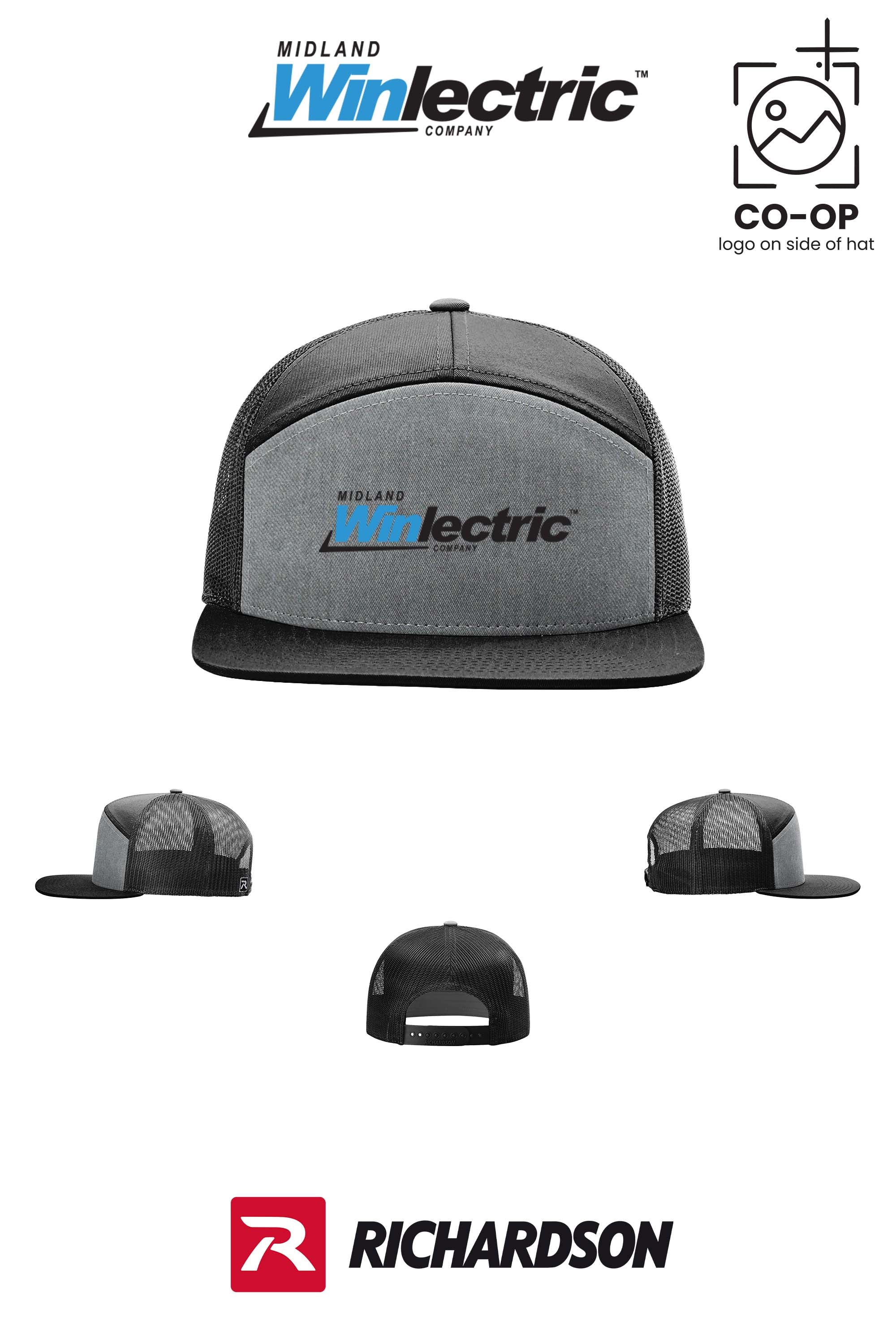 Richardson 168 Seven-Panel Trucker- Winlectric of Midland