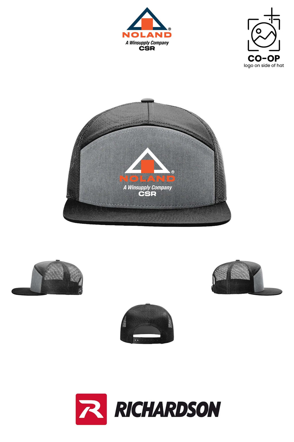 Richardson 168 Seven-Panel Trucker - Noland CSR