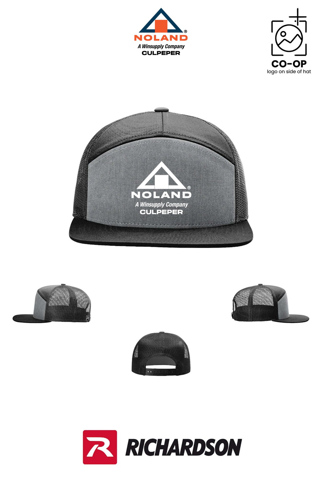 Richardson 168 Seven-Panel Trucker - Culpeper Noland