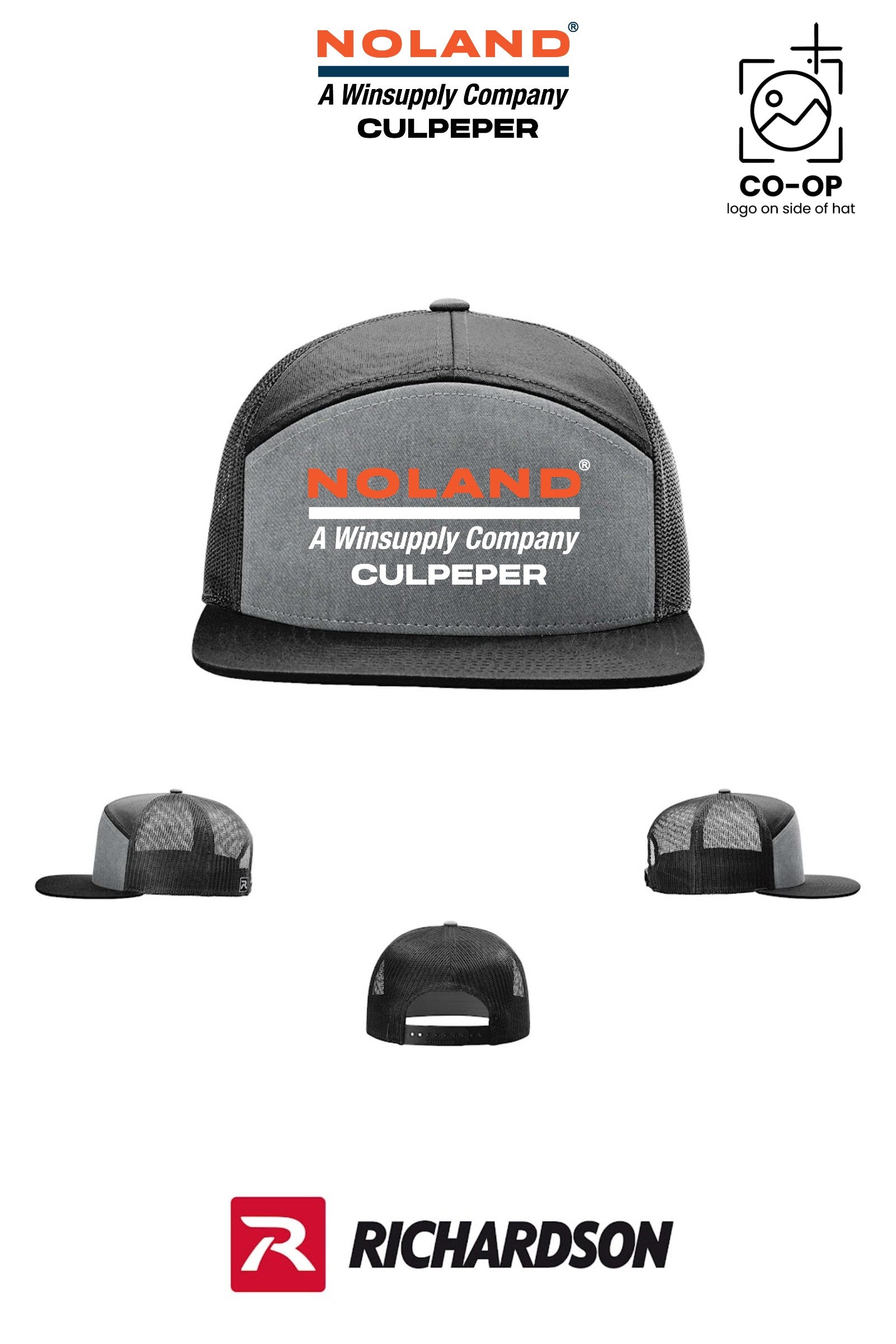 Richardson 168 Seven-Panel Trucker - Culpeper Noland