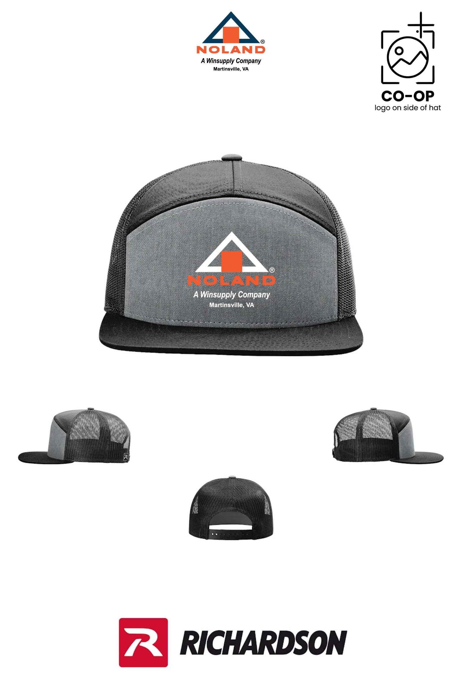 Richardson 168 Seven-Panel Trucker - Martinsville Noland