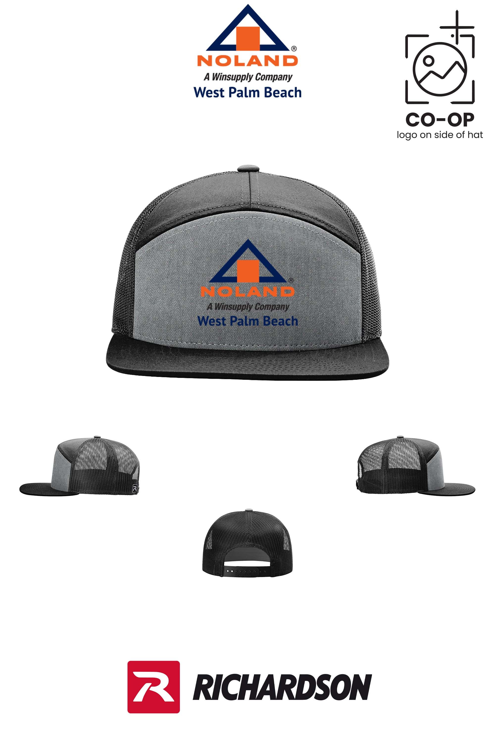 Richardson 168 Seven-Panel Trucker- Noland West Palm Beach