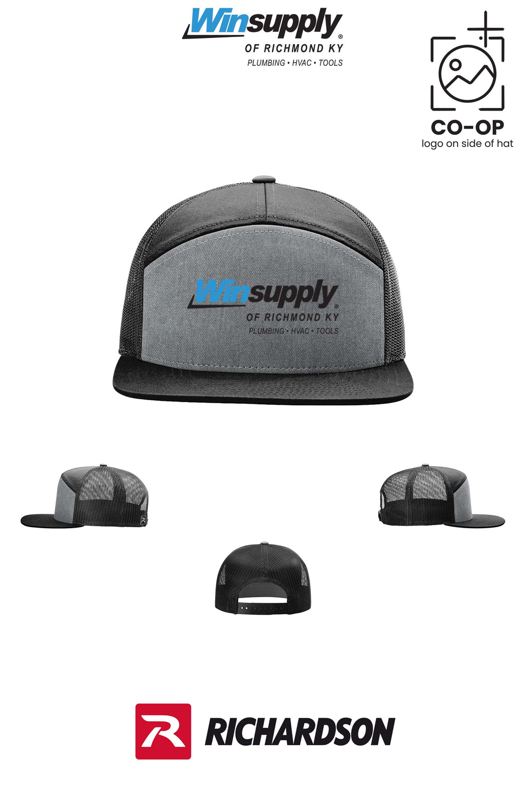 Richardson 168 Seven-Panel Trucker- Winsupply of Richmond KY