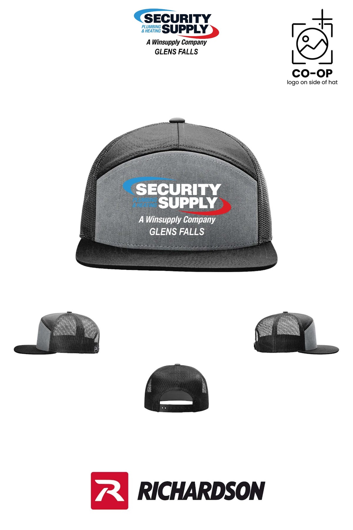 Richardson 168 Seven-Panel Trucker - SPHS Glens Falls