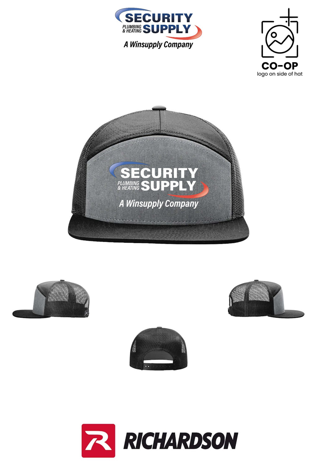 Richardson 168 Seven-Panel Trucker - SPHS Watertown