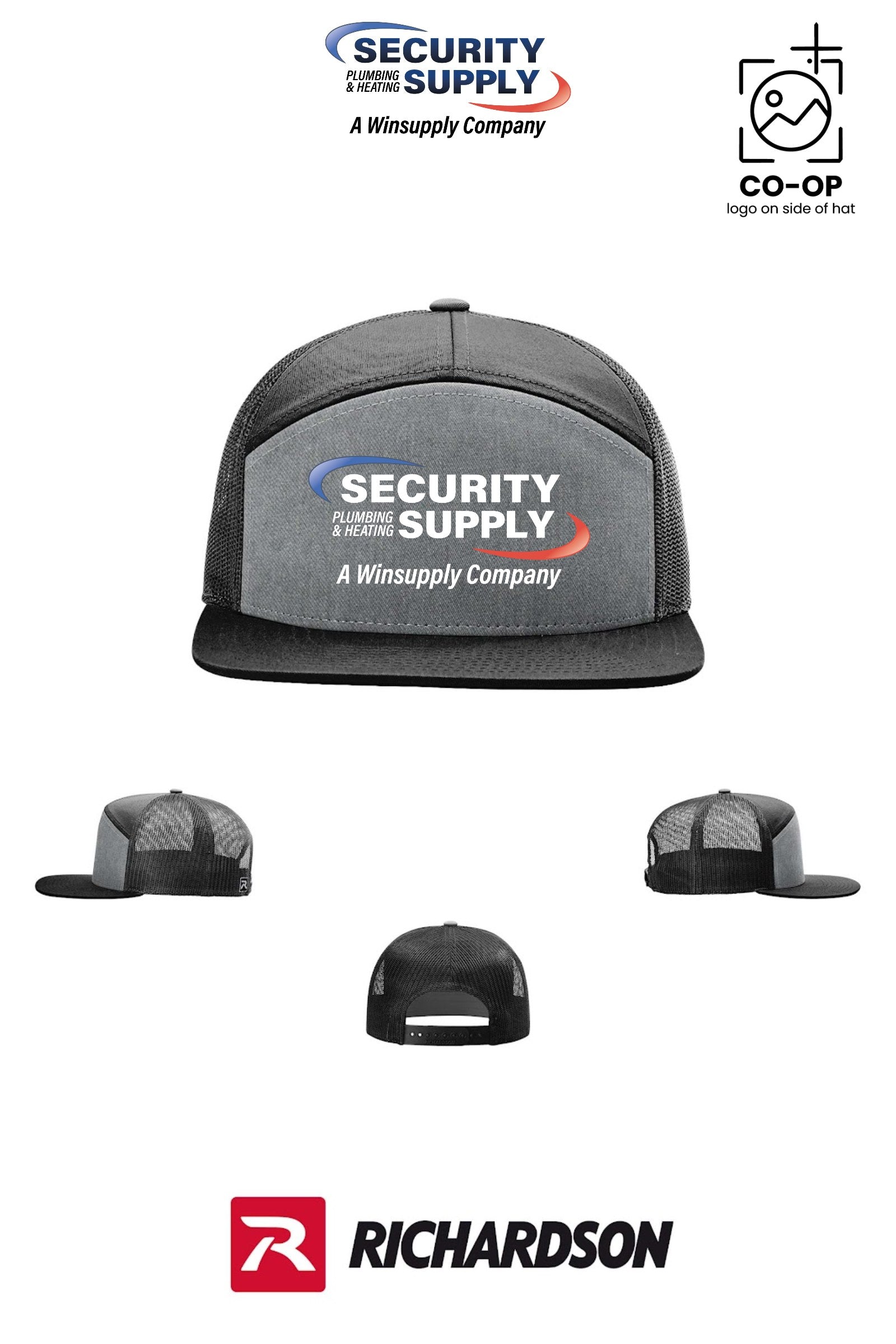 Richardson 168 Seven-Panel Trucker - SPHS Watertown