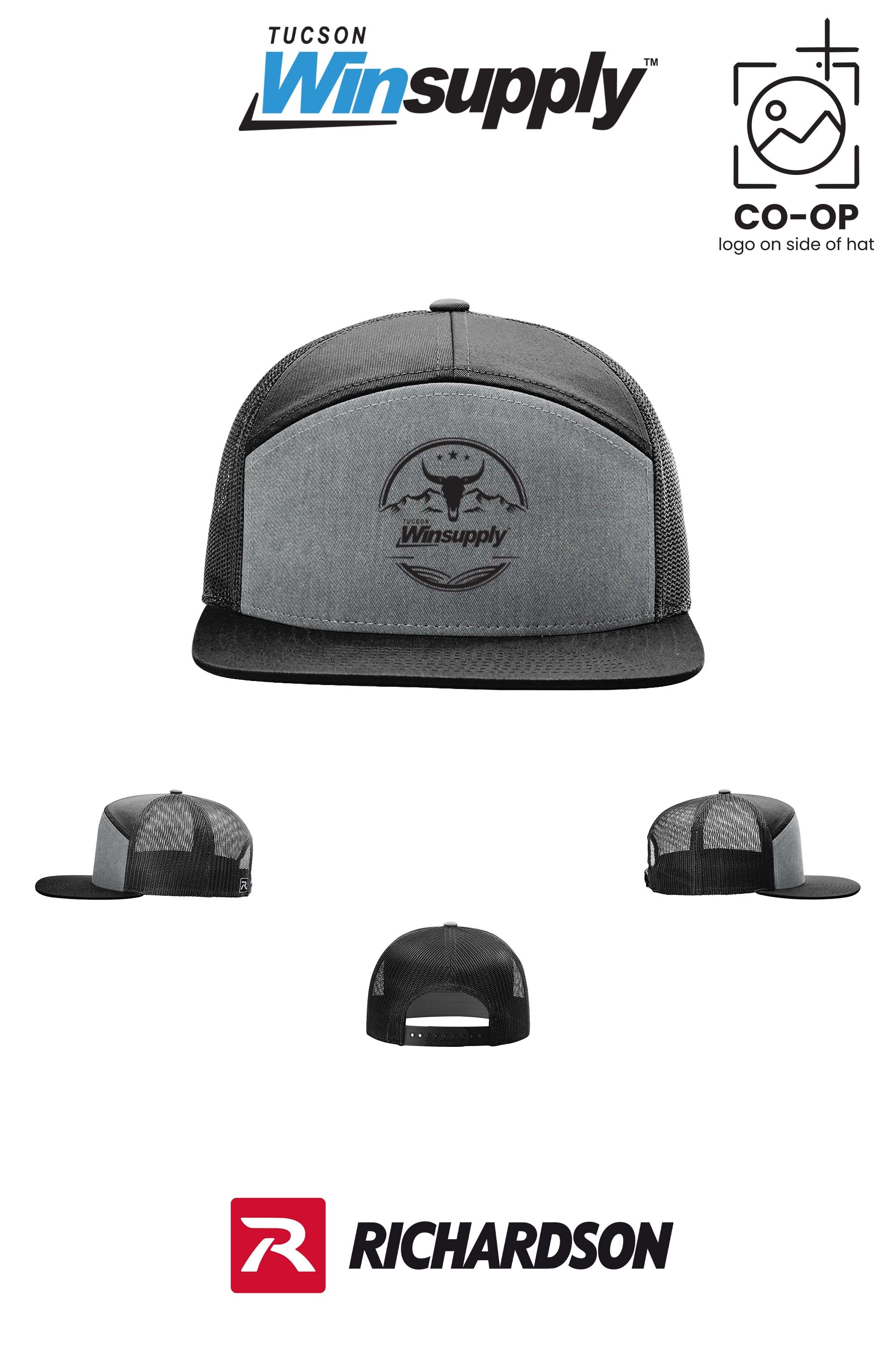 Richardson 168 Seven-Panel Trucker- Winsupply Tucson AZ