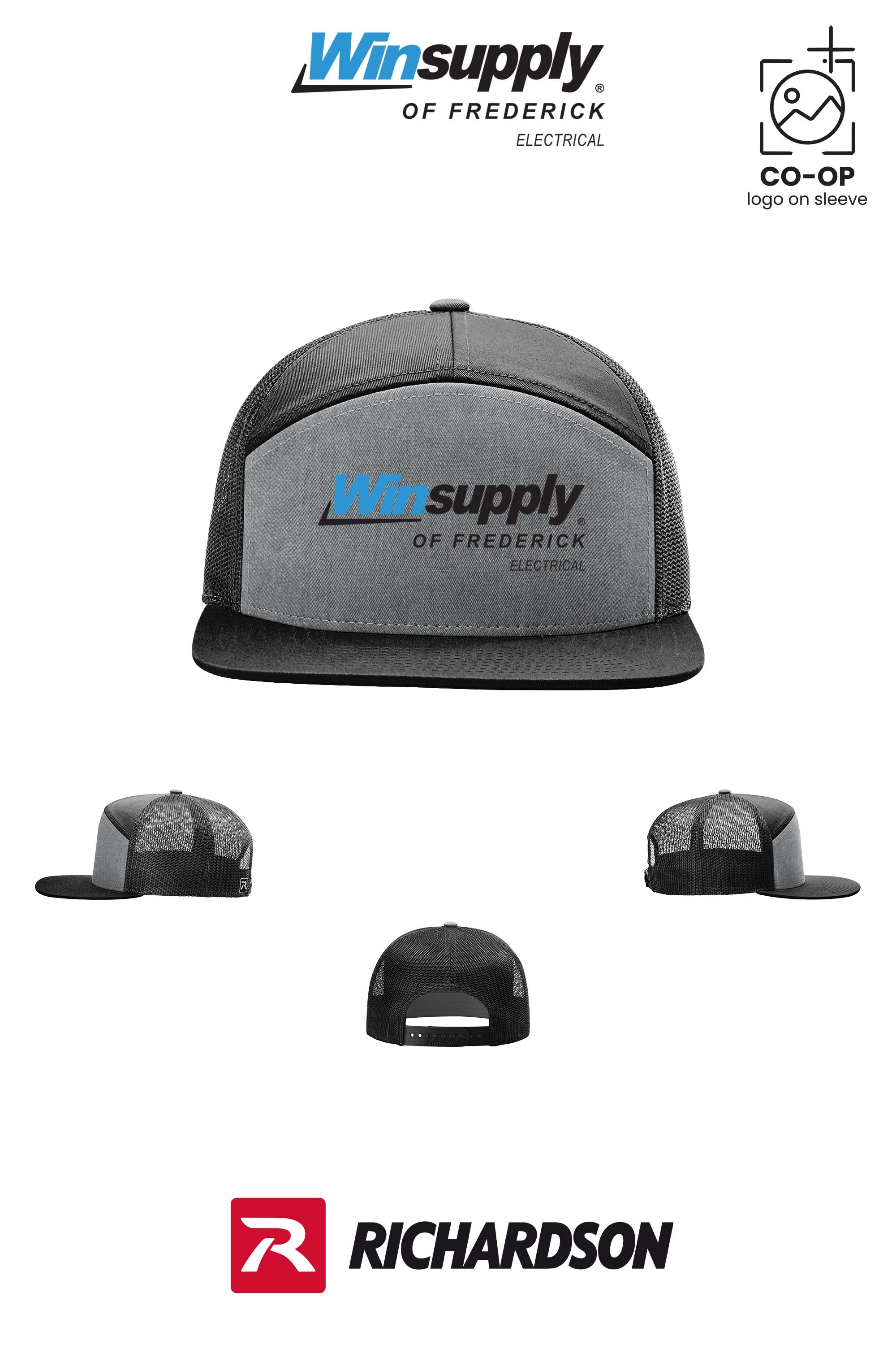 Richardson 168 Seven-Panel Trucker- Winsupply of Frederick