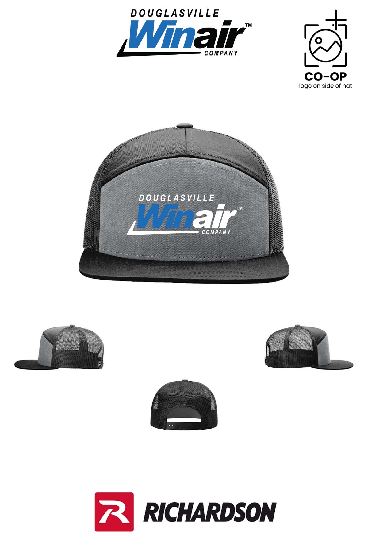 Richardson 168 Seven-Panel Trucker - Douglasville Winair