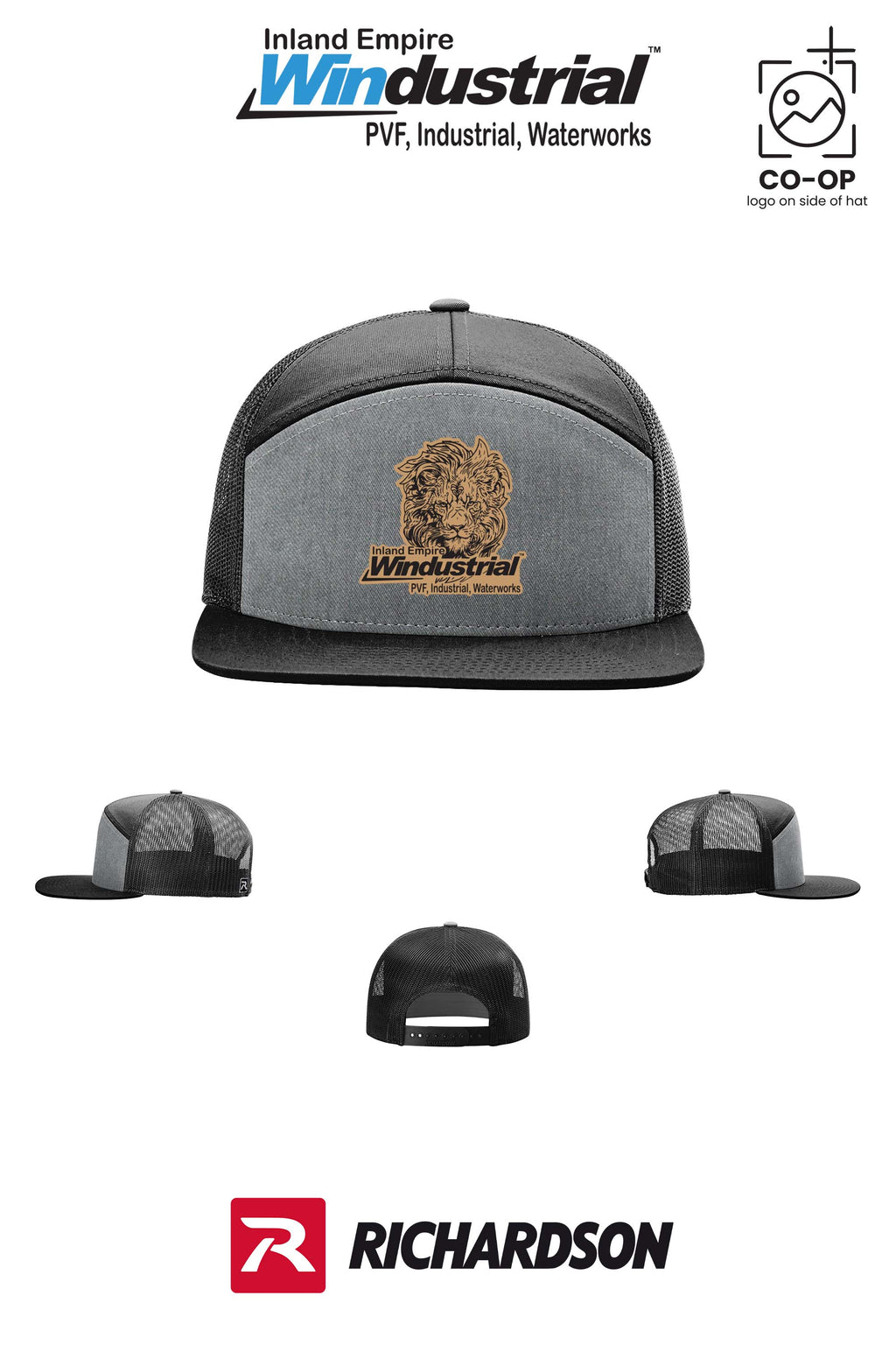 Richardson 168 Seven-Panel Trucker - Inland Empire Windustrial