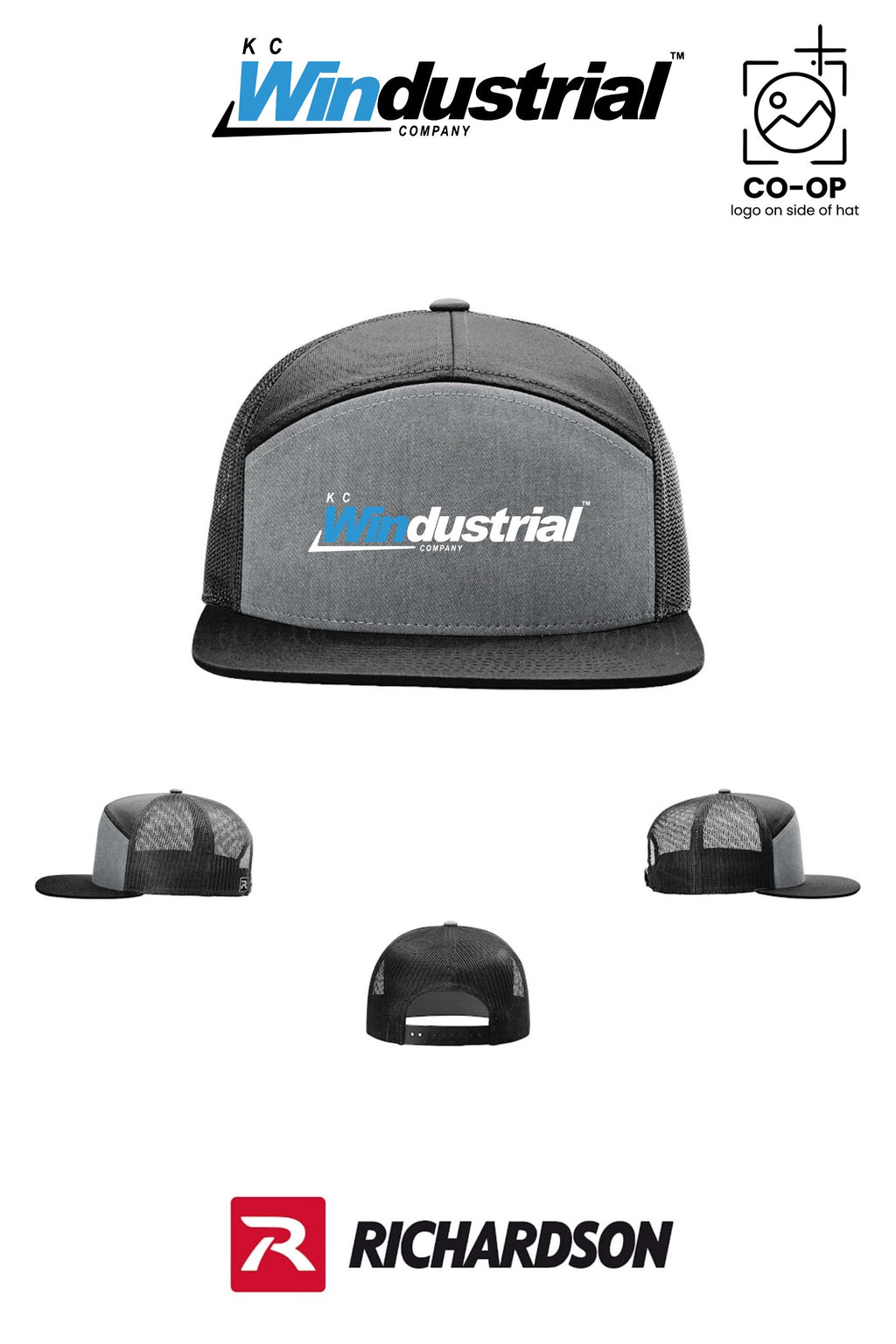 Richardson 168 Seven-Panel Trucker - KC Windustrial