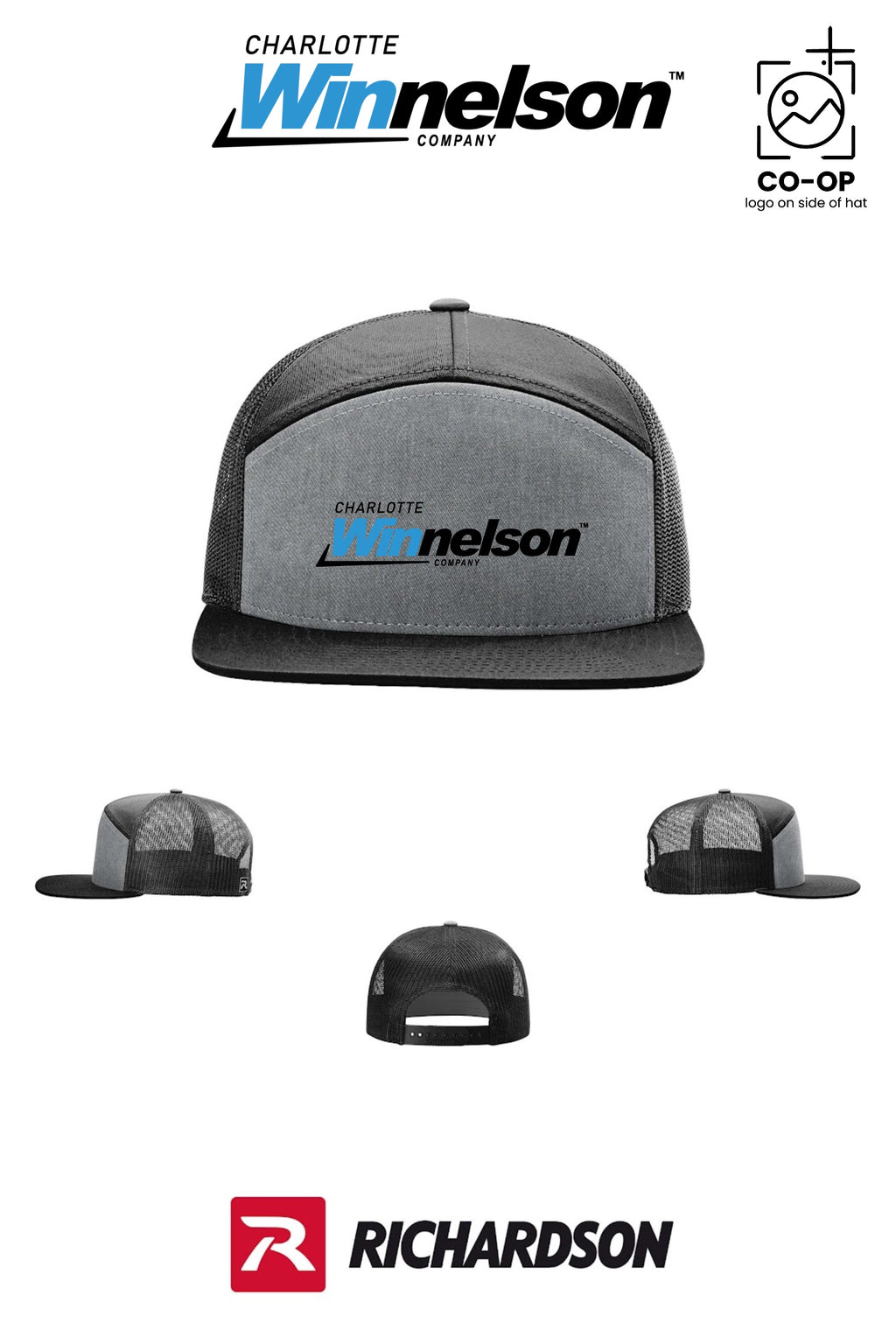 Richardson 168 Seven-Panel Trucker - Charlotte Winnelson