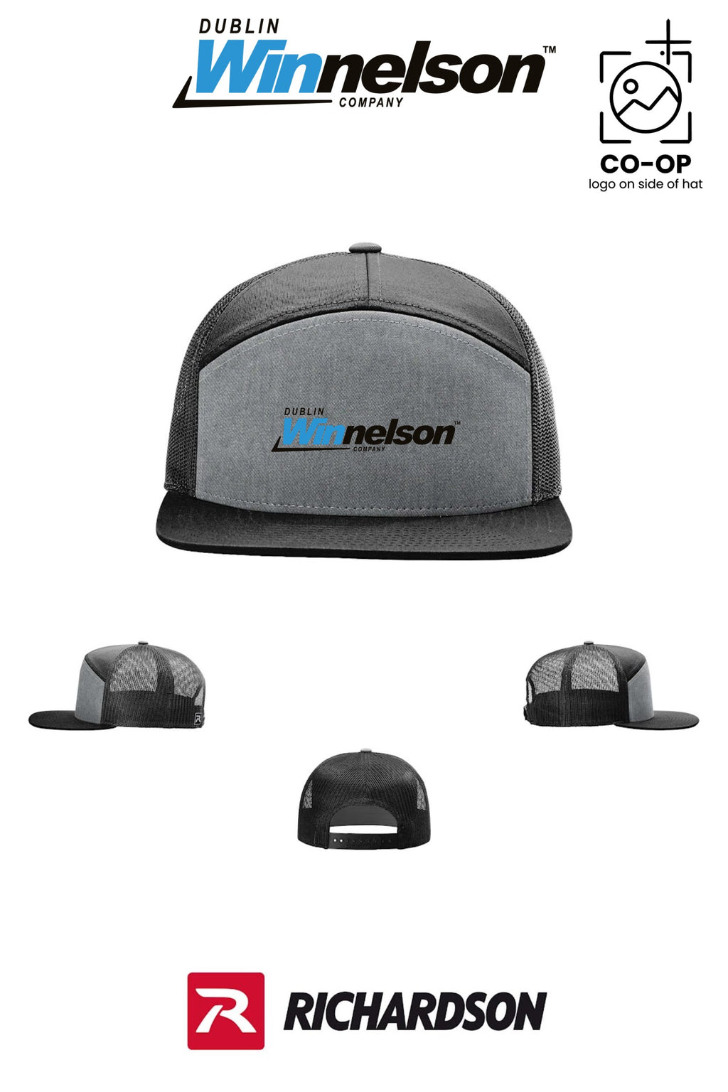 Richardson 168 Seven-Panel Trucker - Dublin Winnelson