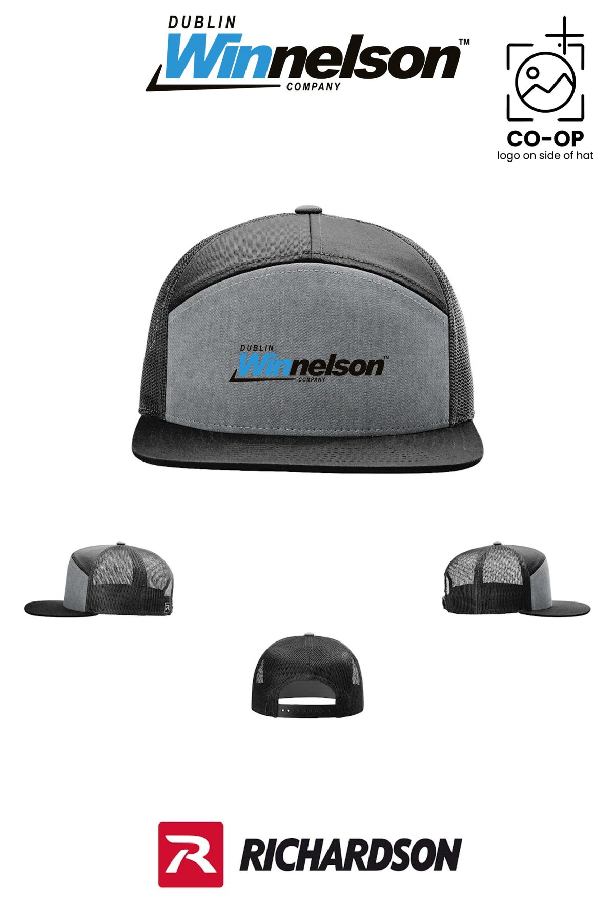 Richardson 168 Seven-Panel Trucker - Dublin Winnelson