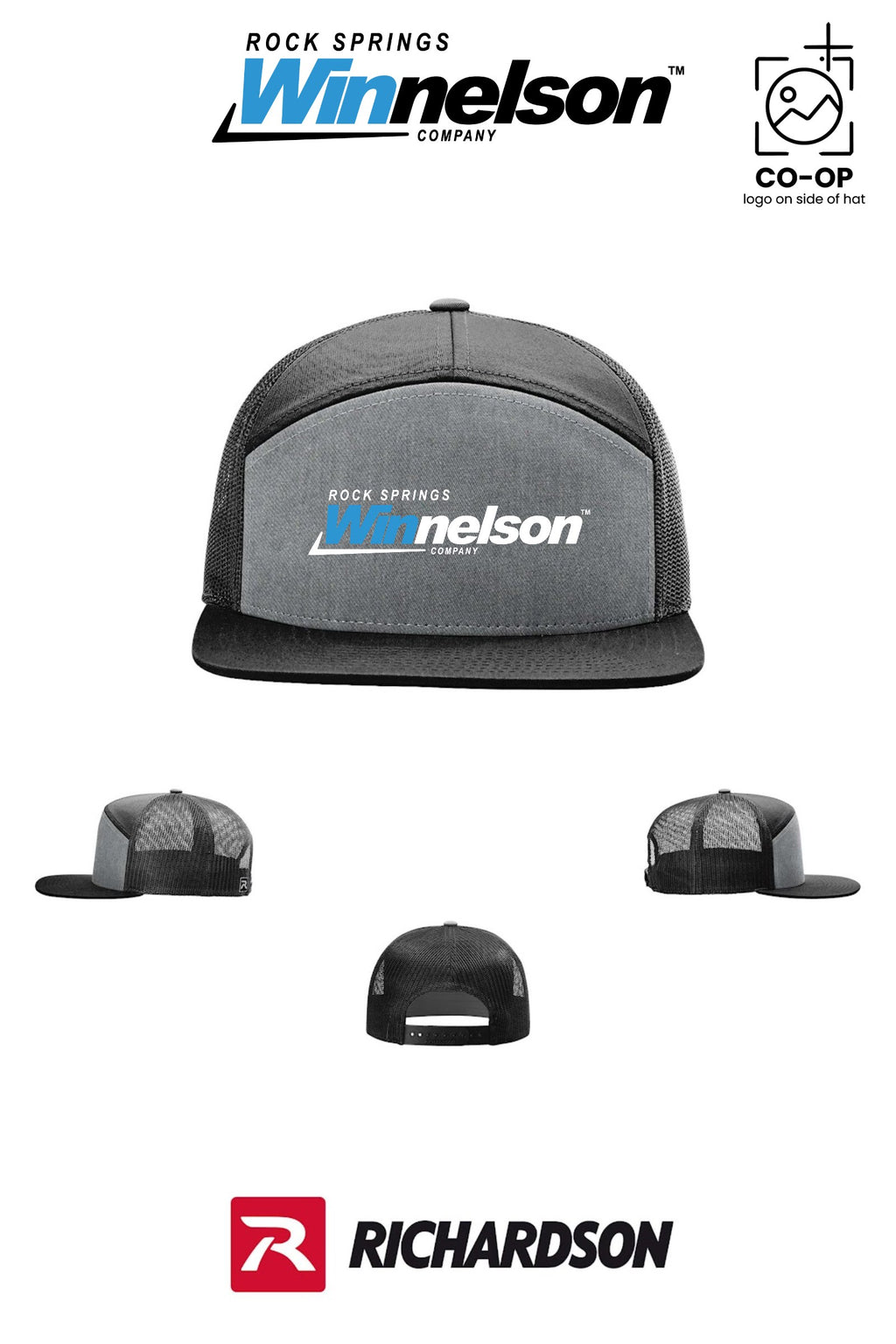 Richardson 168 Seven-Panel Trucker - Rock Springs Winnelson