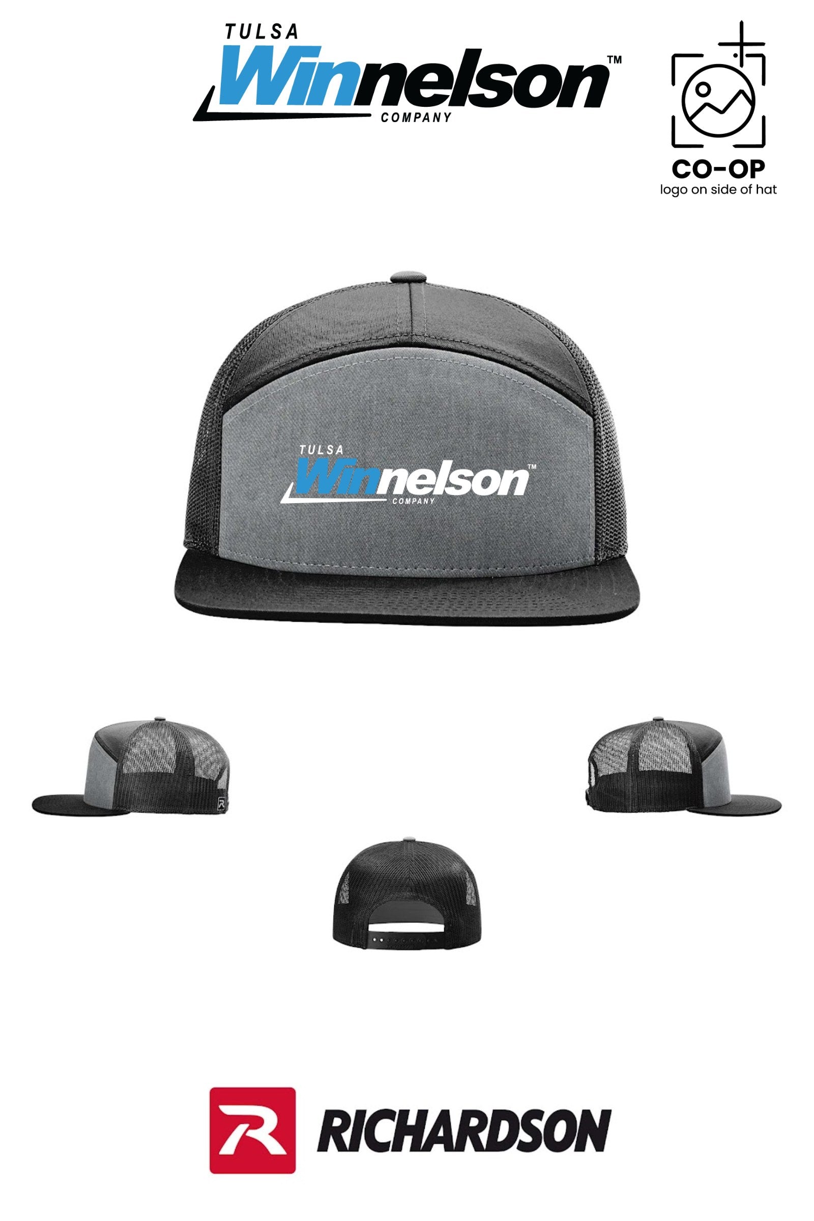 Richardson 168 Seven-Panel Trucker - Tulsa Winnelson