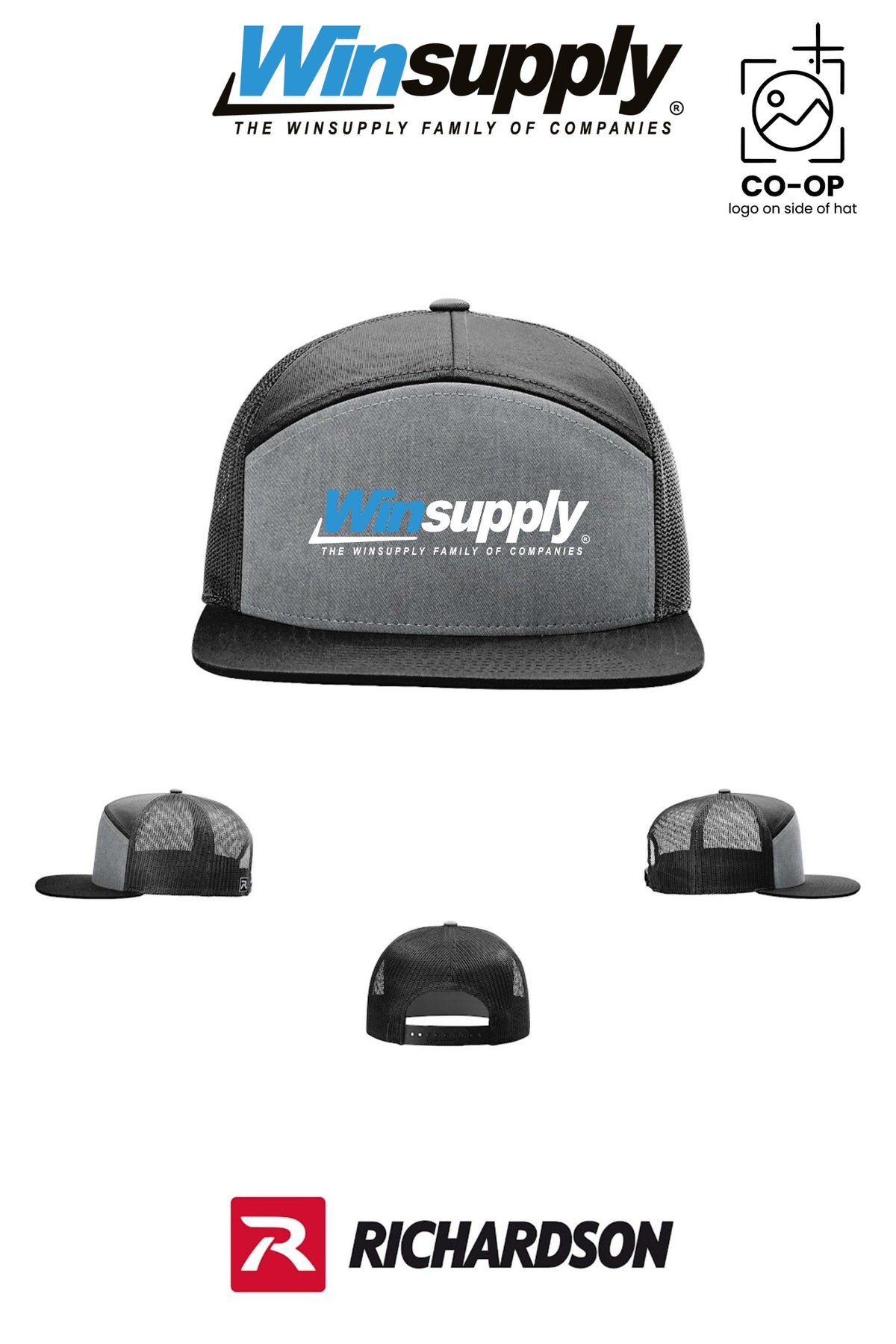 Richardson 168 Seven-Panel Trucker - Winsupply of Coraopolis
