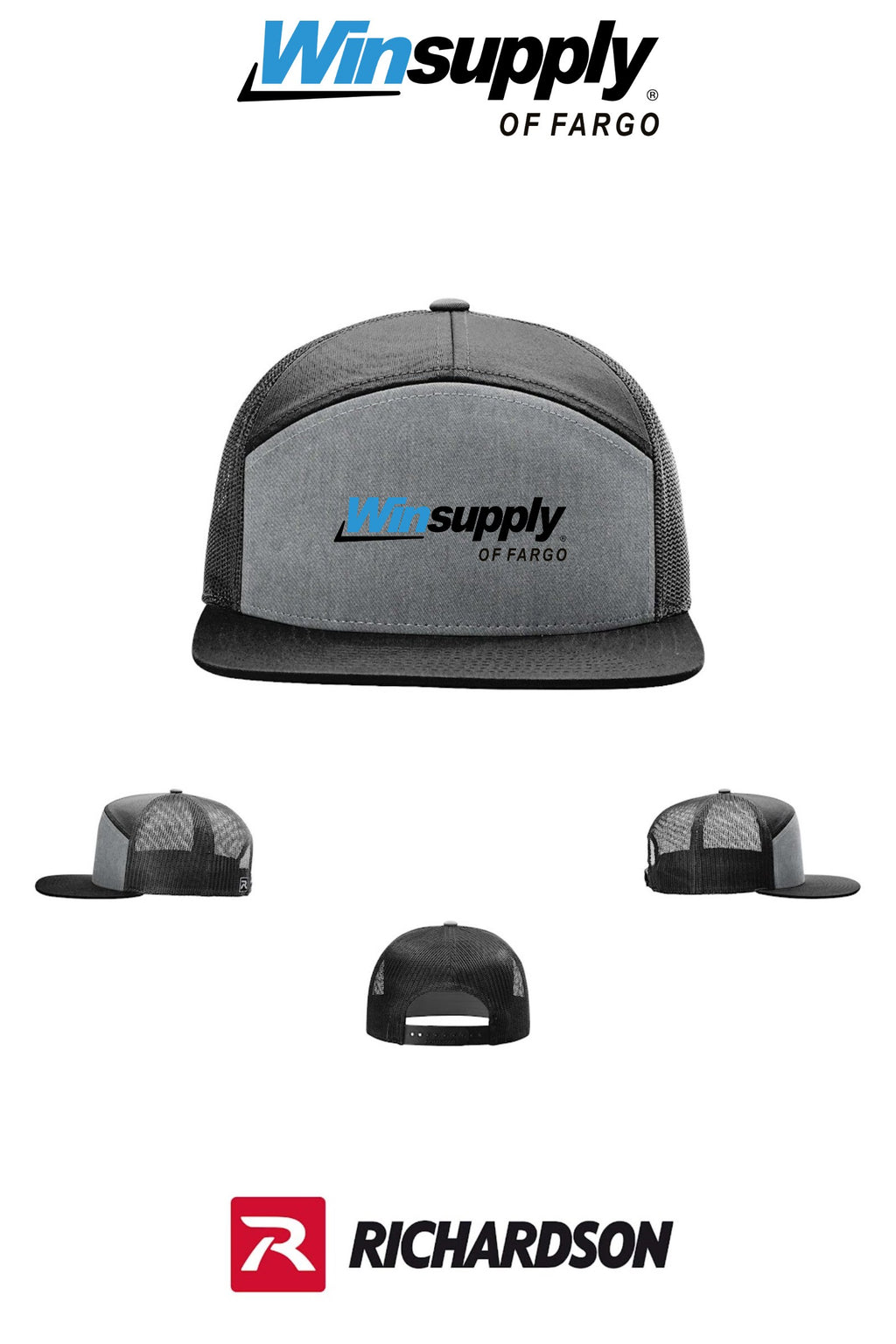 Richardson 168 Seven-Panel Trucker - Winsupply of Fargo