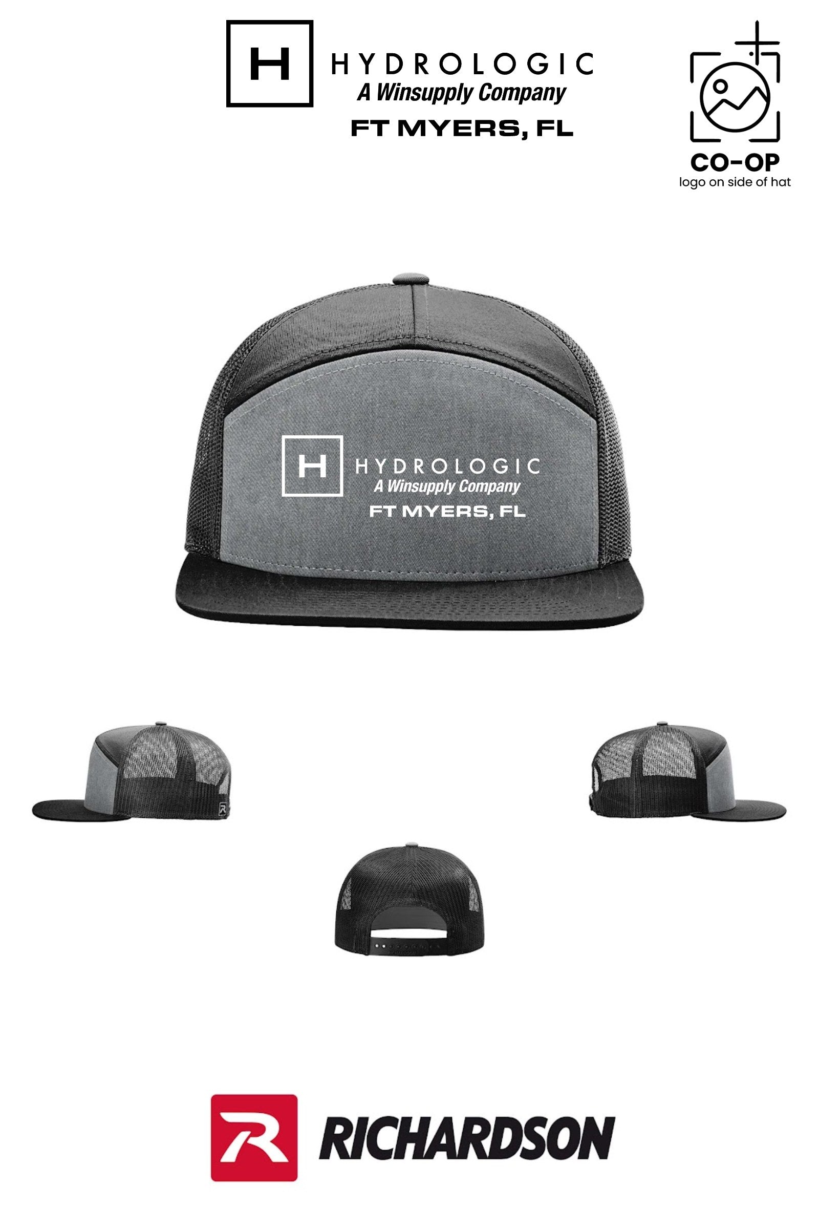 Richardson 168 Seven-Panel Trucker - Winsupply Ft Myers FL Co.