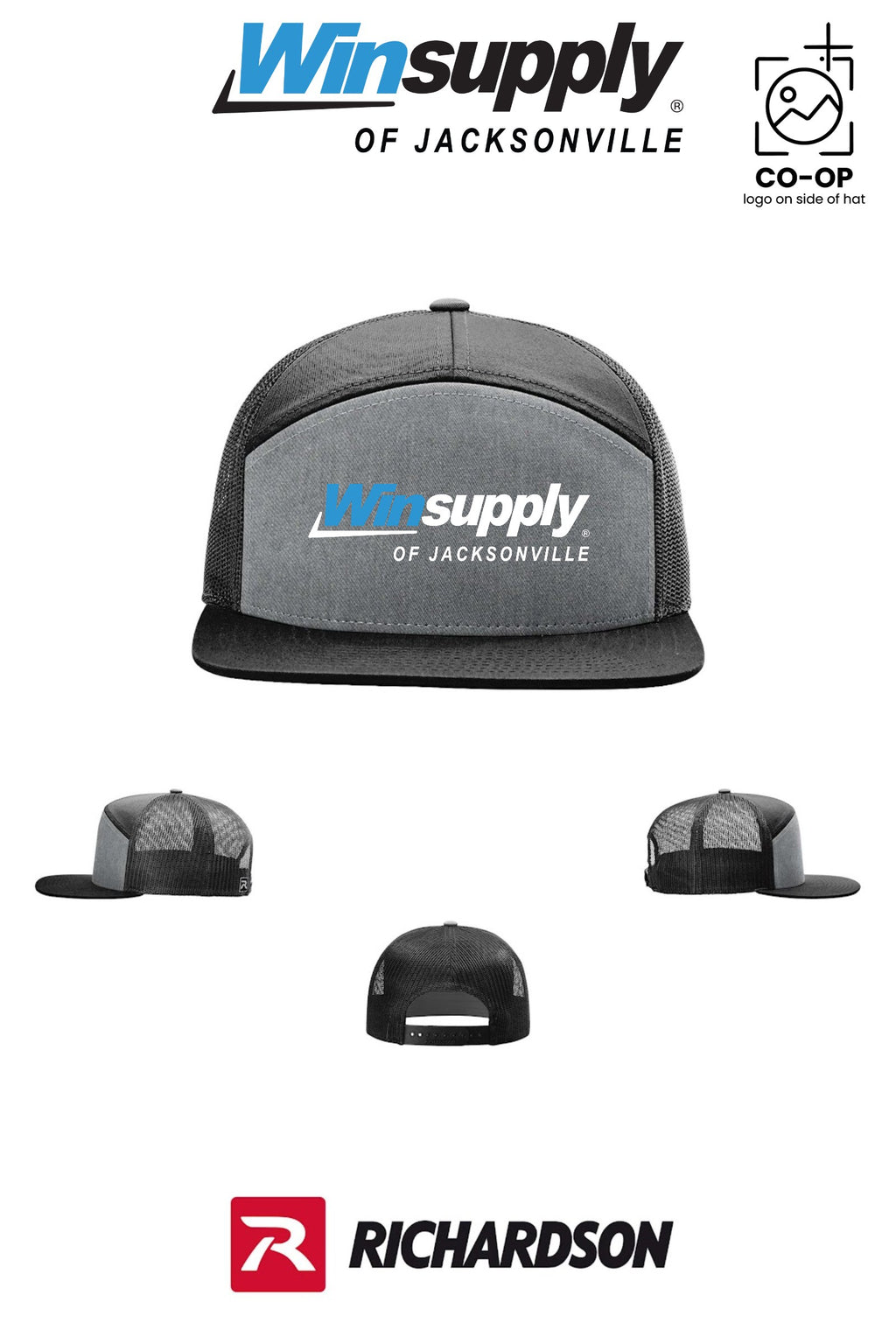 Richardson 168 Seven-Panel Trucker - Winsupply of Jacksonville