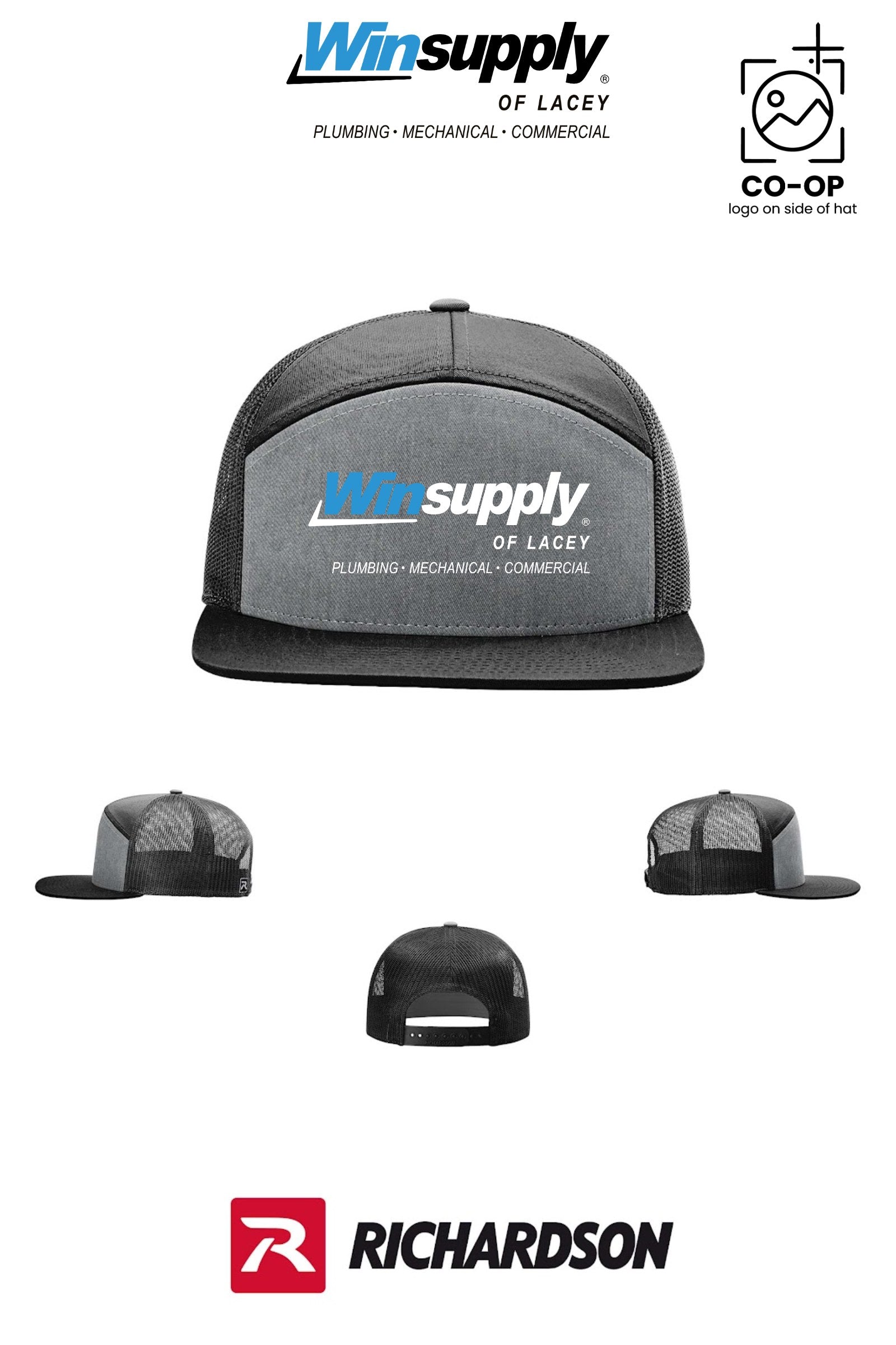 Richardson 168 Seven-Panel Trucker - Winsupply of Lacey